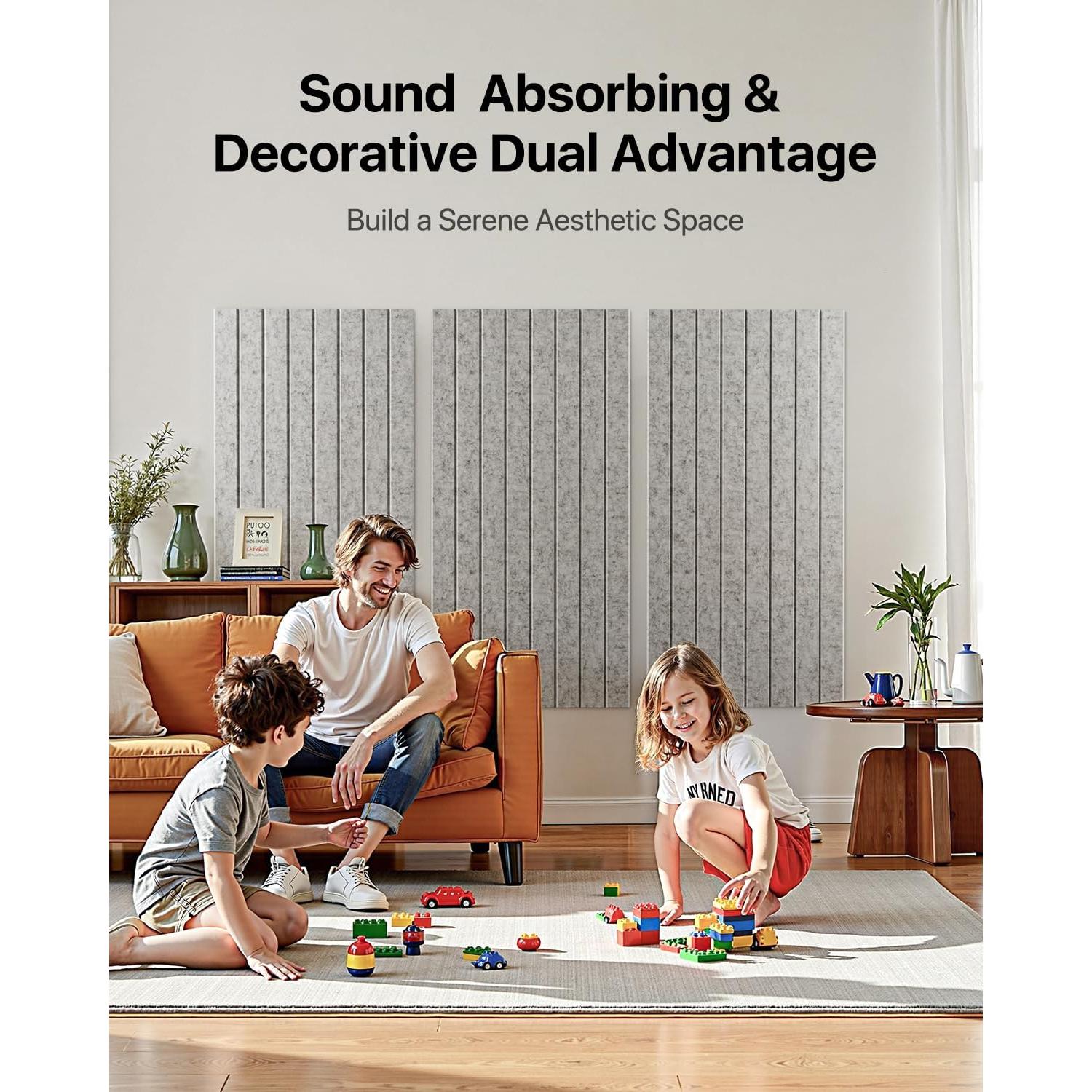 Paneles Aislantes de Sonido Soundsbay 120x60 cm - Paquete de 3