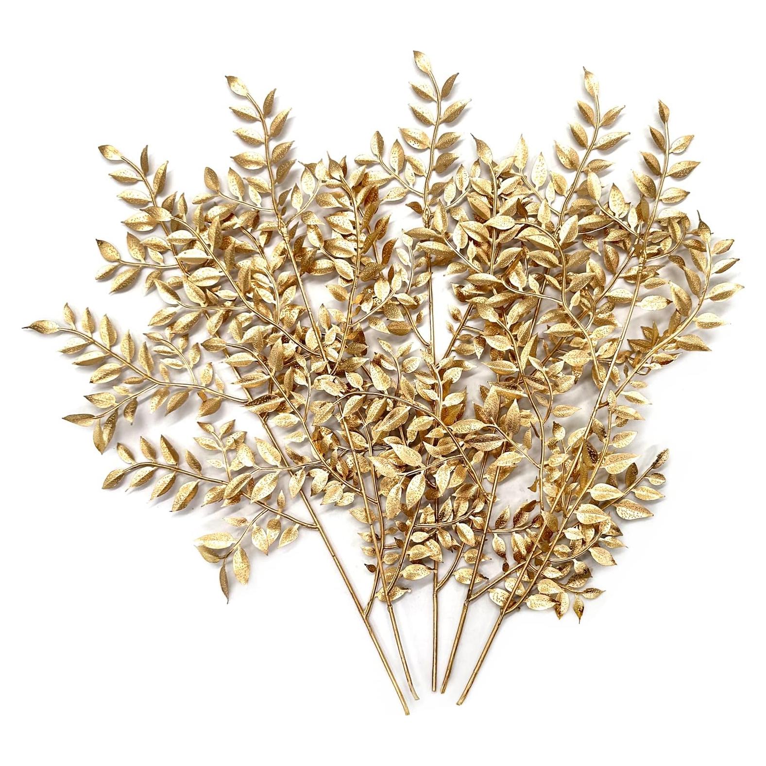 Planta Artificial Dorada MASUMARK SM - 5 Pcs Decoración