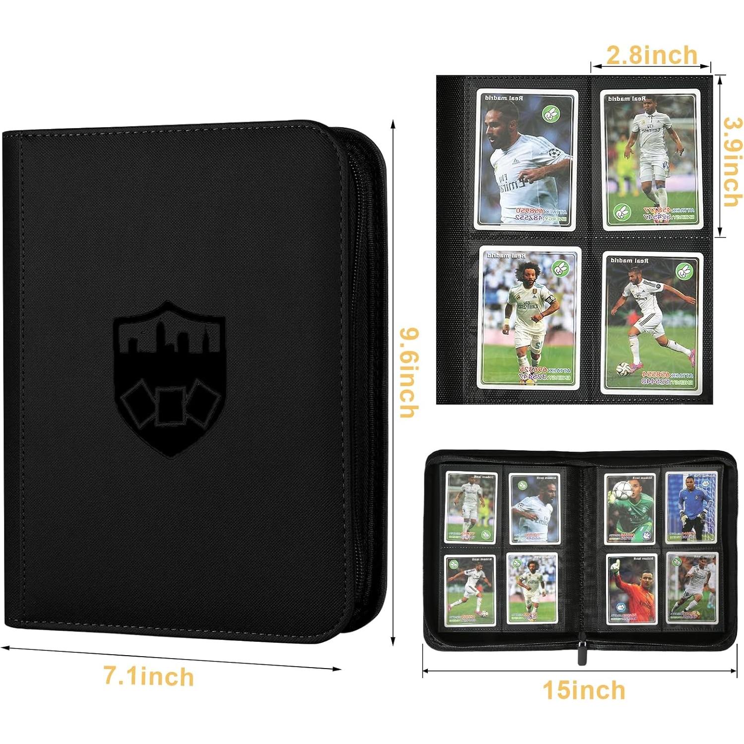 Carpeta de Tarjetas GERMUN PU 4 Bolsillos para 160 Tarjetas