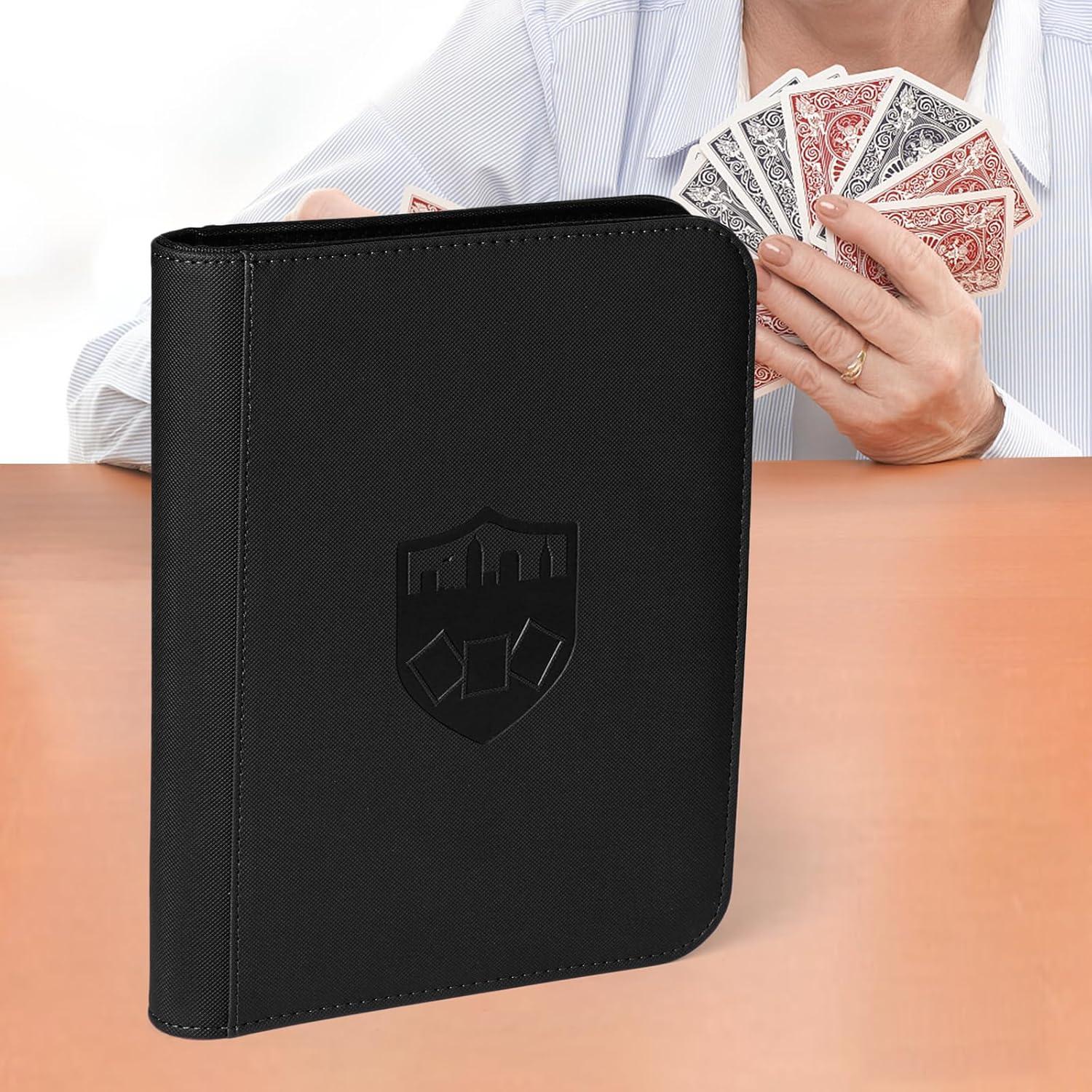 Carpeta de Tarjetas GERMUN PU 4 Bolsillos para 160 Tarjetas