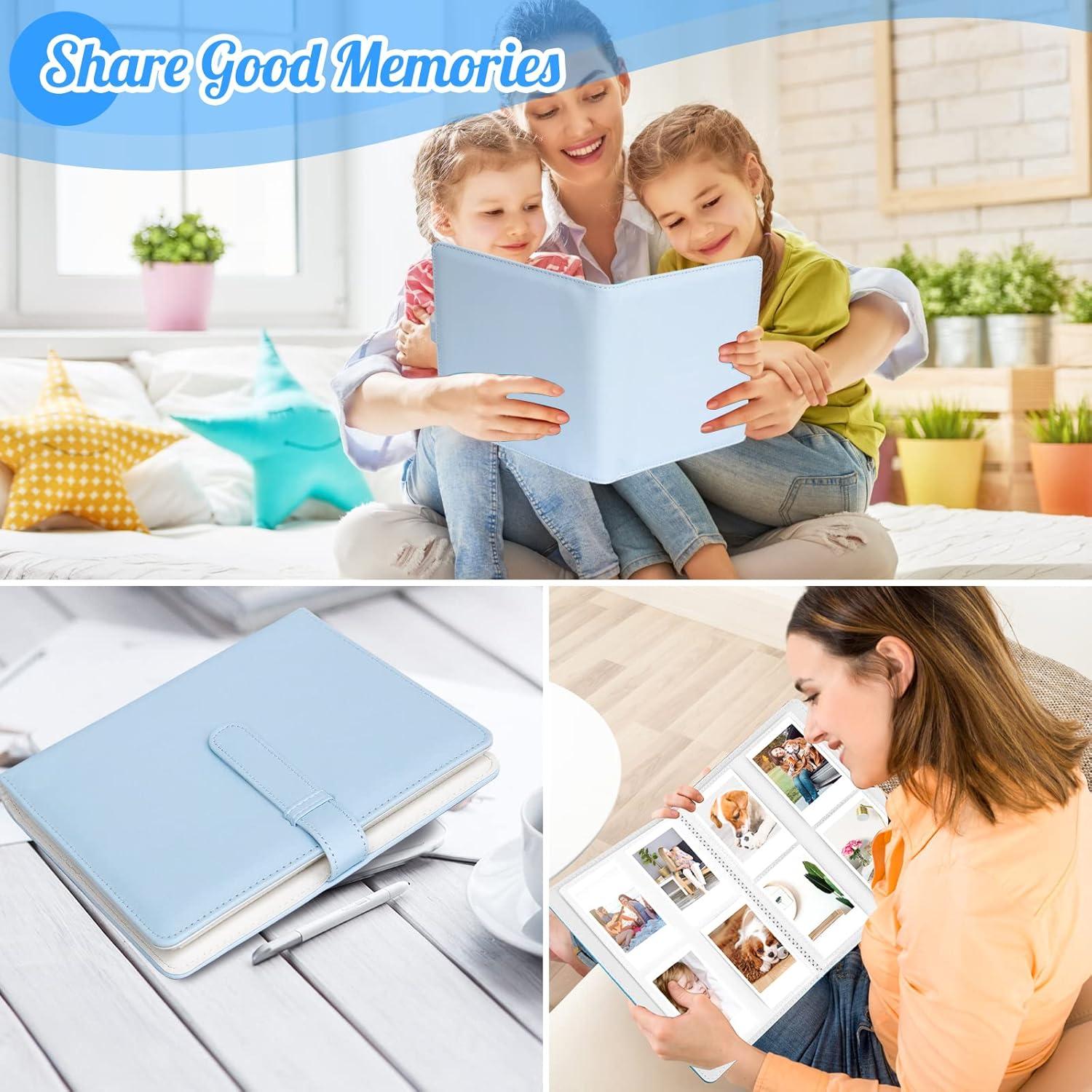 Álbum de Fotos Ablus 256 Bolsillos Azul para Fujifilm y Polaroid