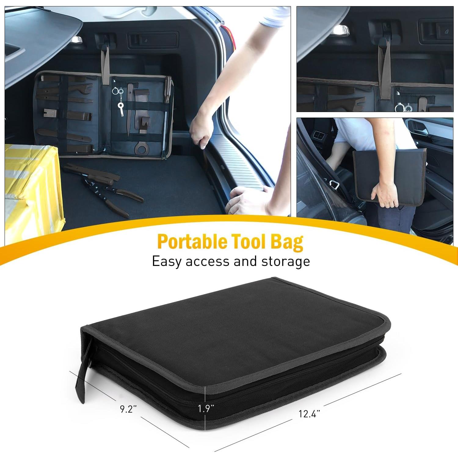 Juego de Herramientas de Extracción GOOACC 19 Piezas Nylon Negro