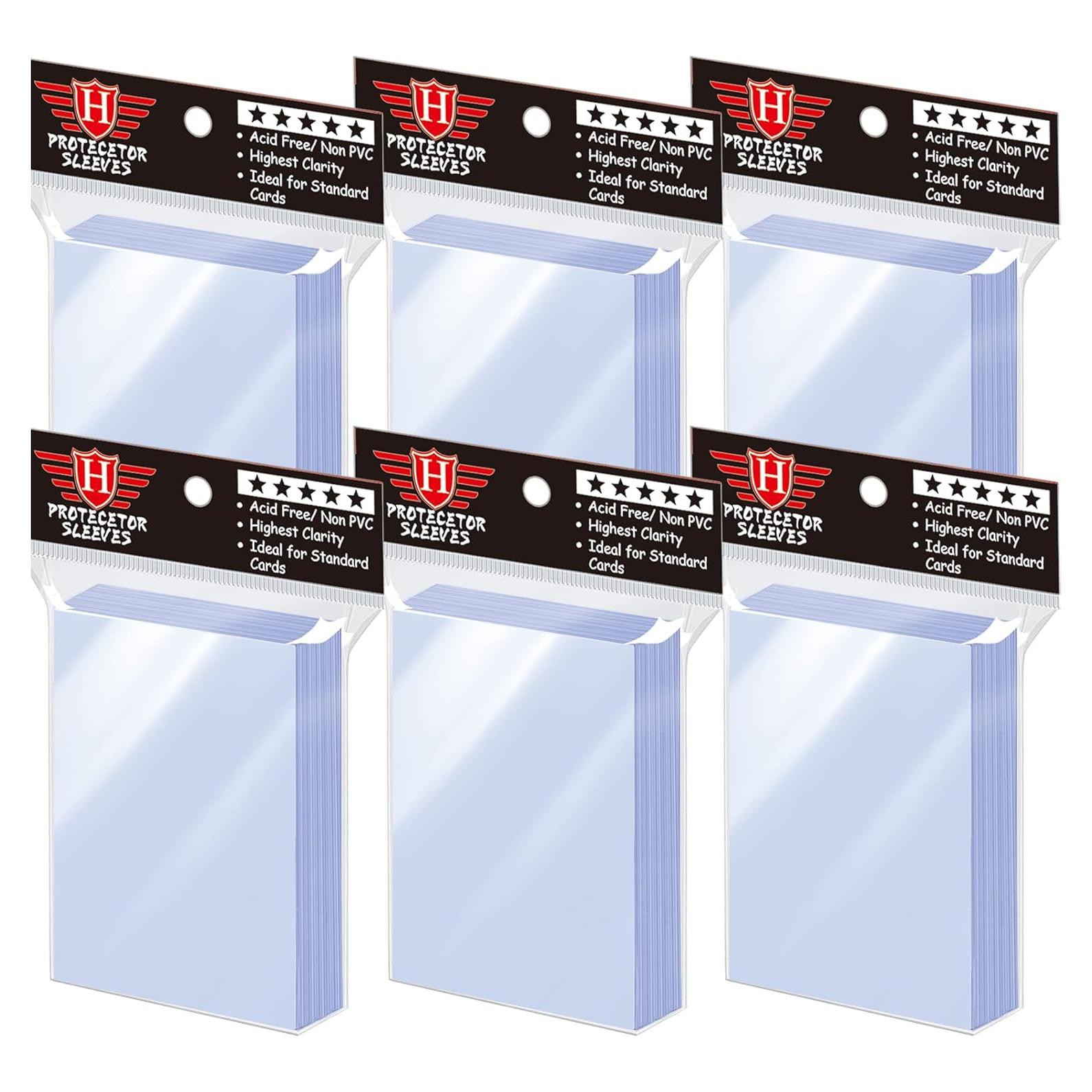 Fundas para Tarjetas Homthy 600 PCS Plástico Transparente