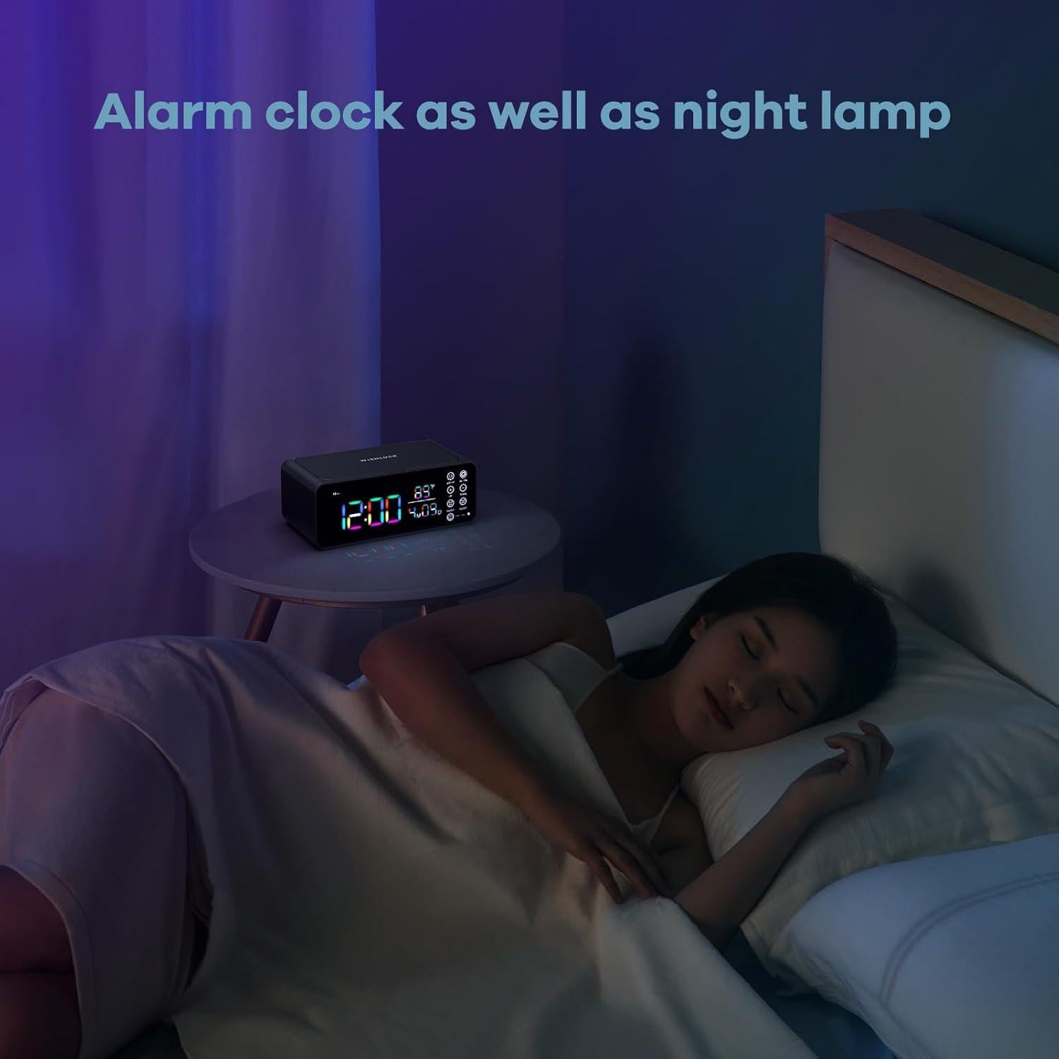 Limpiadora de Joyas Ultrasónica Wishluck 500ml - Reloj Despertador