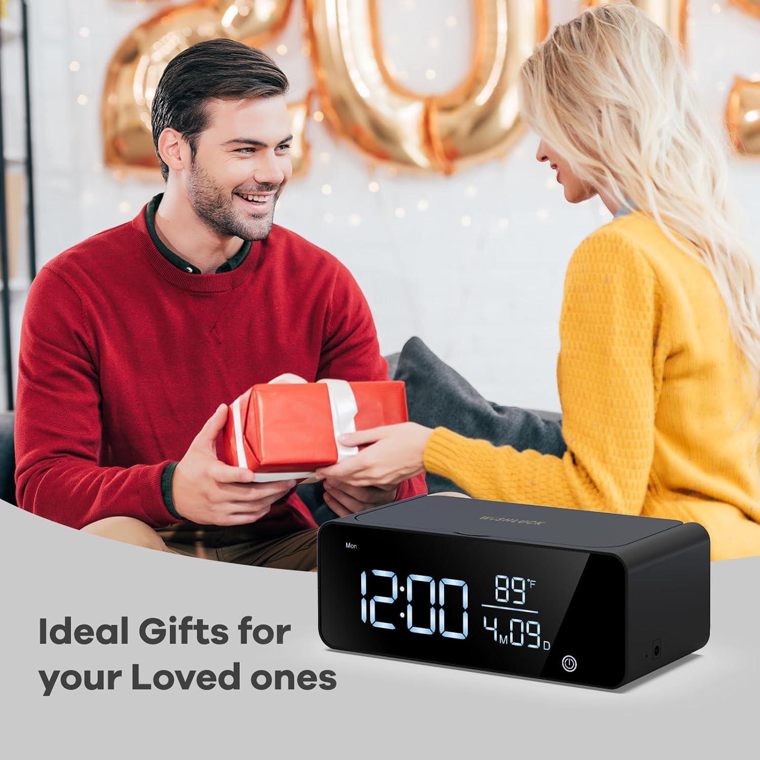 Limpiadora de Joyas Ultrasónica Wishluck 500ml - Reloj Despertador