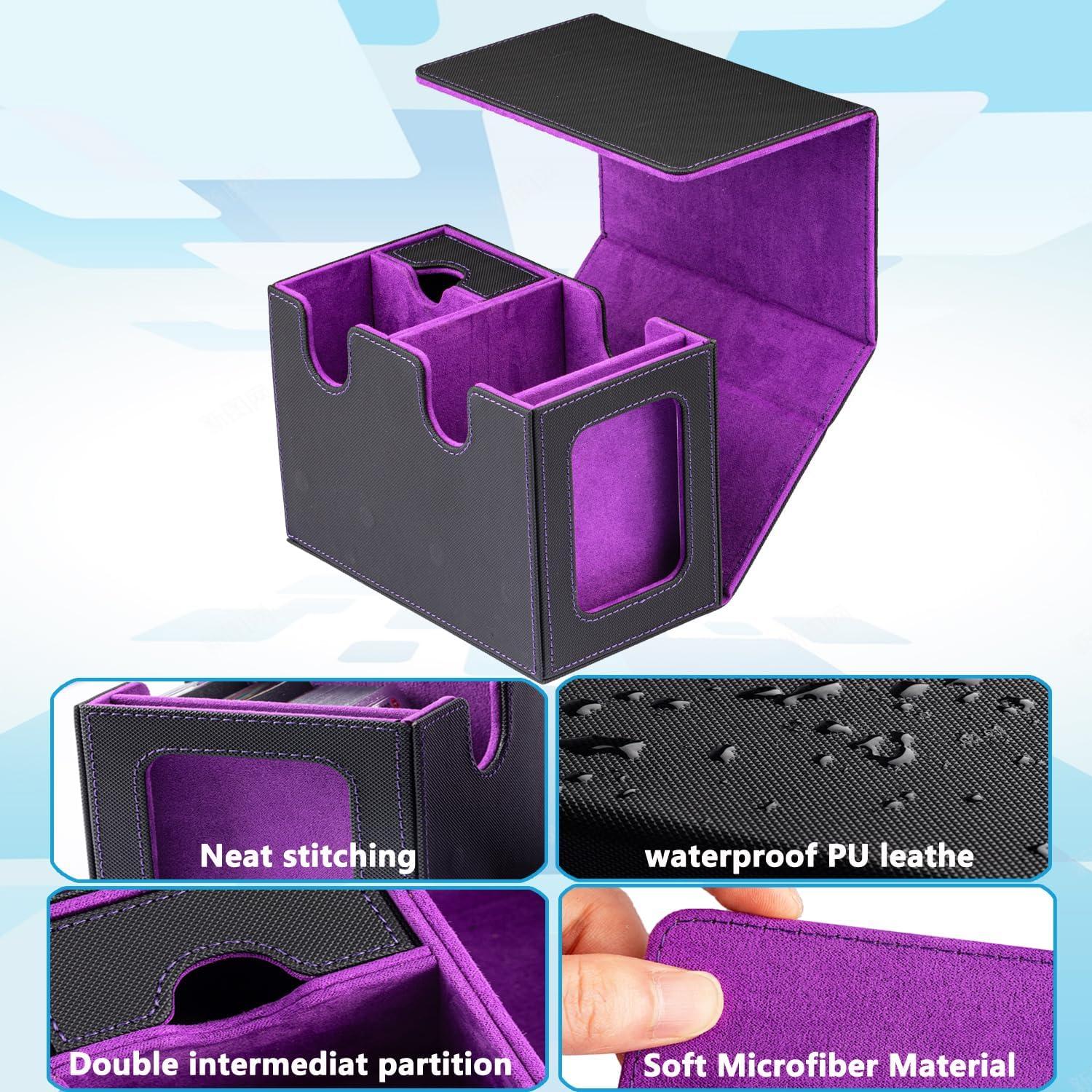 Caja de Deck MTG Commander WELLMILLER 200+ Cartas Púrpura