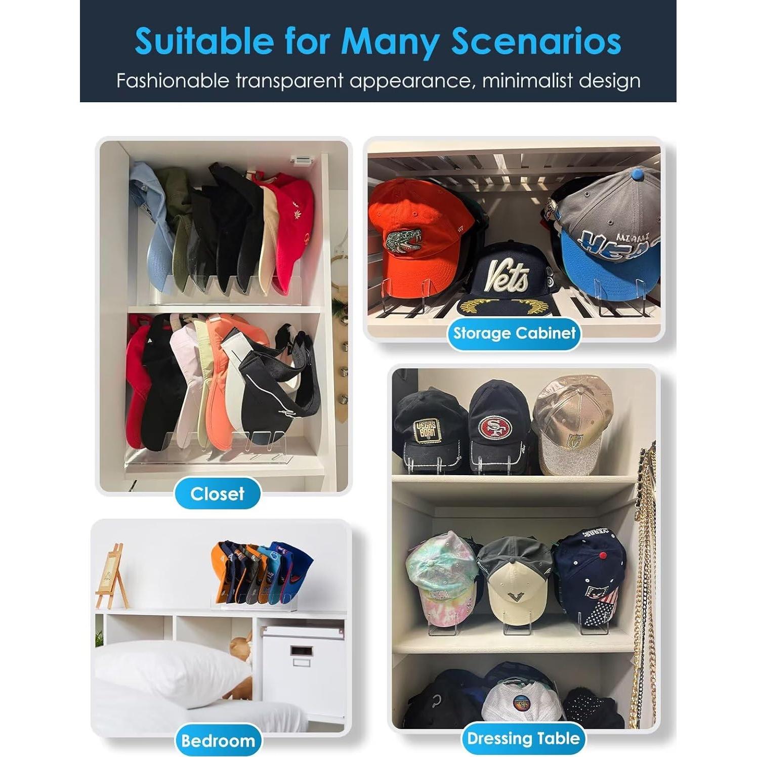 Soporte para Sombreros OAPRIRE Acrílico Transparente 2 Piezas