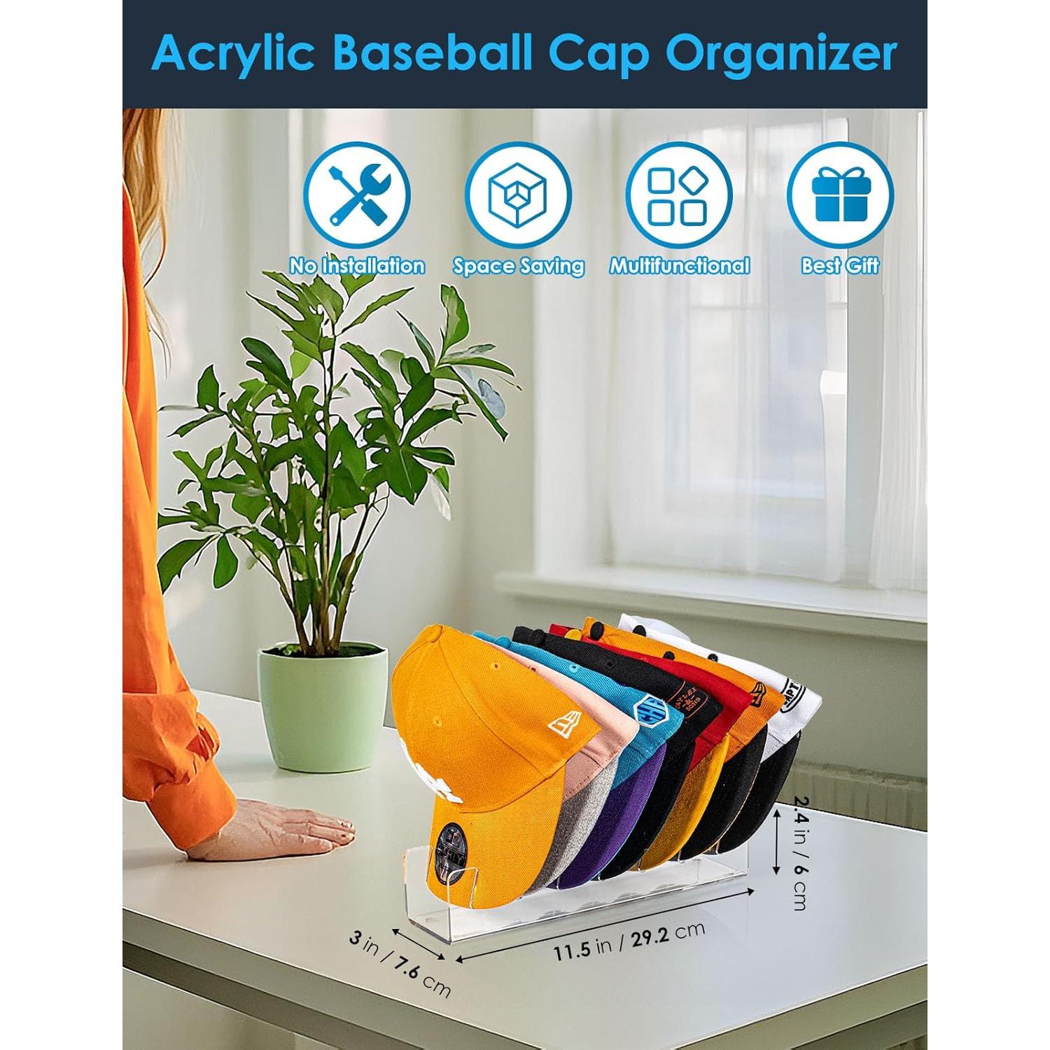 Soporte para Sombreros OAPRIRE Acrílico Transparente 2 Piezas