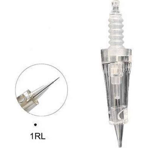 Cartuchos de Aguja 1RL Mellie Microblading con Membrana 10 PCS