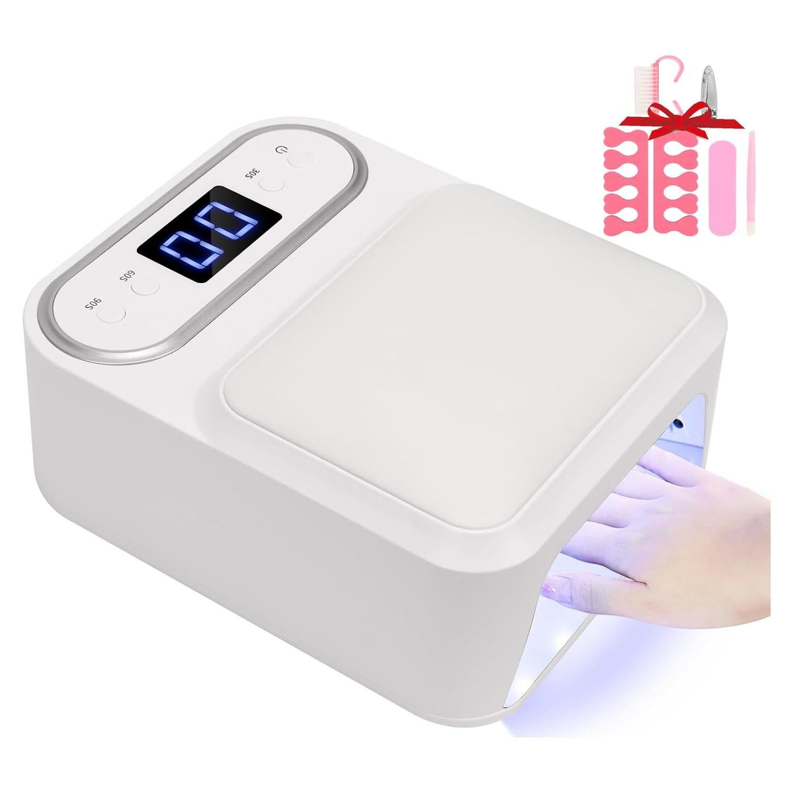 Lámpara de Uñas UV LED ShineCai T9 con Almohada y 48W