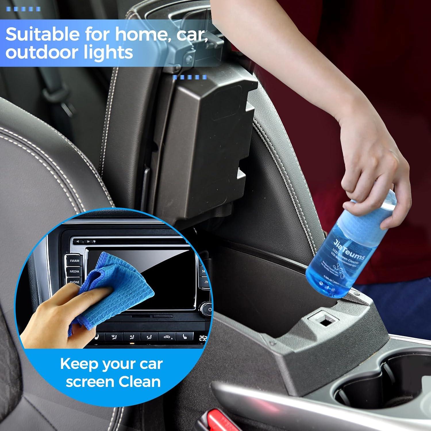 Limpiador de Pantallas Sin Goteo Jiateums 200ml - Spray para TV y Dispositivos