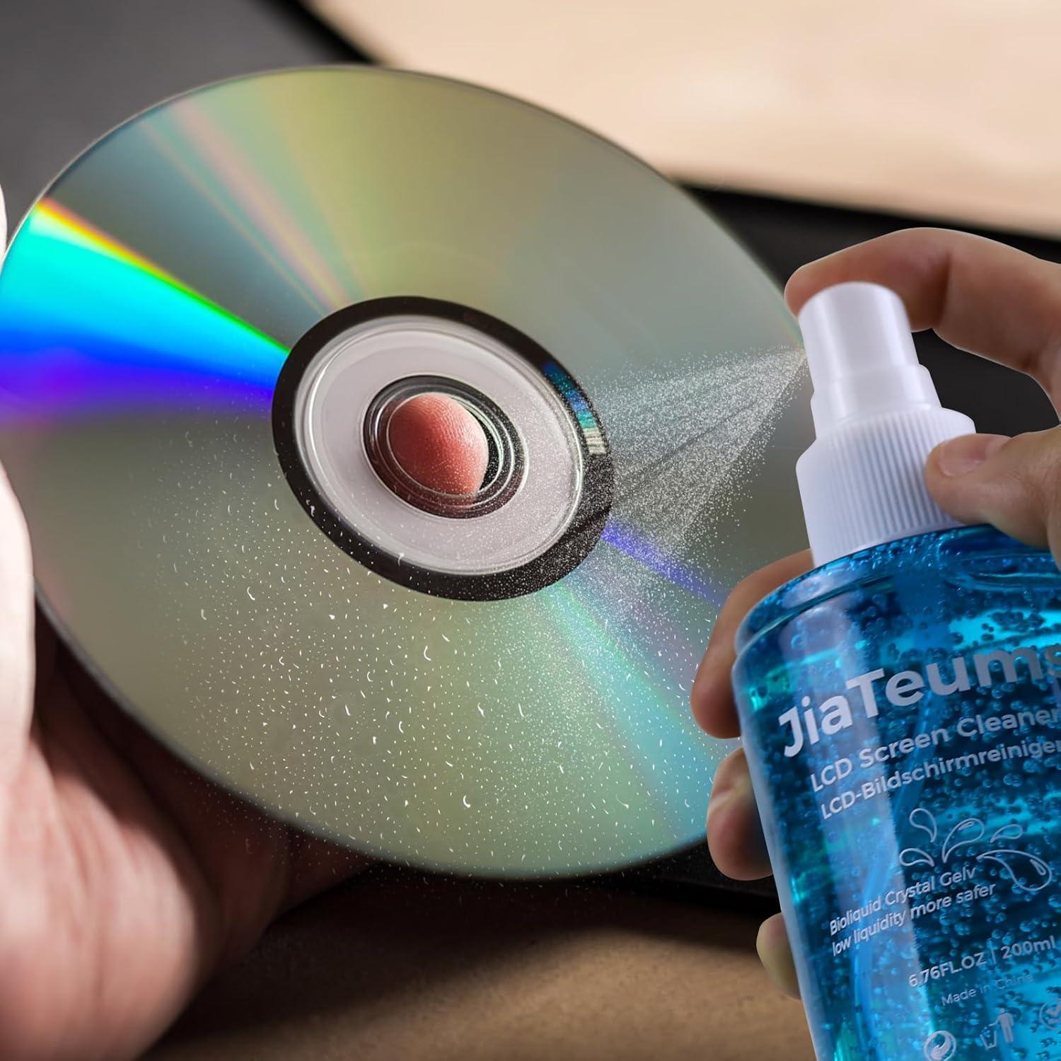 Limpiador de Pantallas Sin Goteo Jiateums 200ml - Spray para TV y Dispositivos