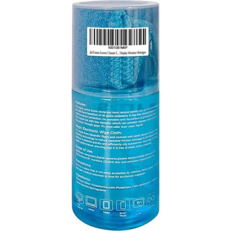 Limpiador de Pantallas Sin Goteo Jiateums 200ml - Spray para TV y Dispositivos