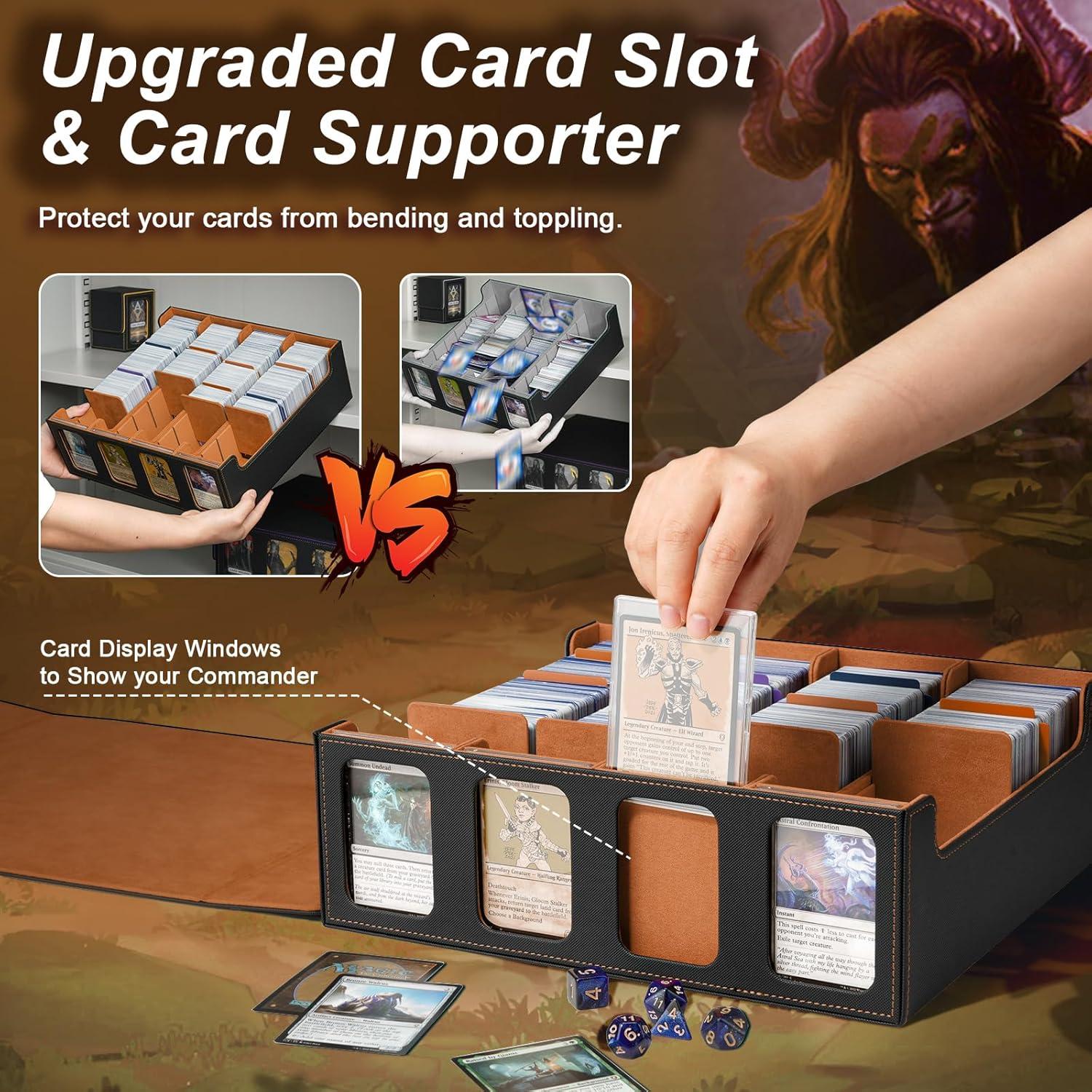 Caja de Cartas TiMOVO MTG para 3000 Cartas Dorada