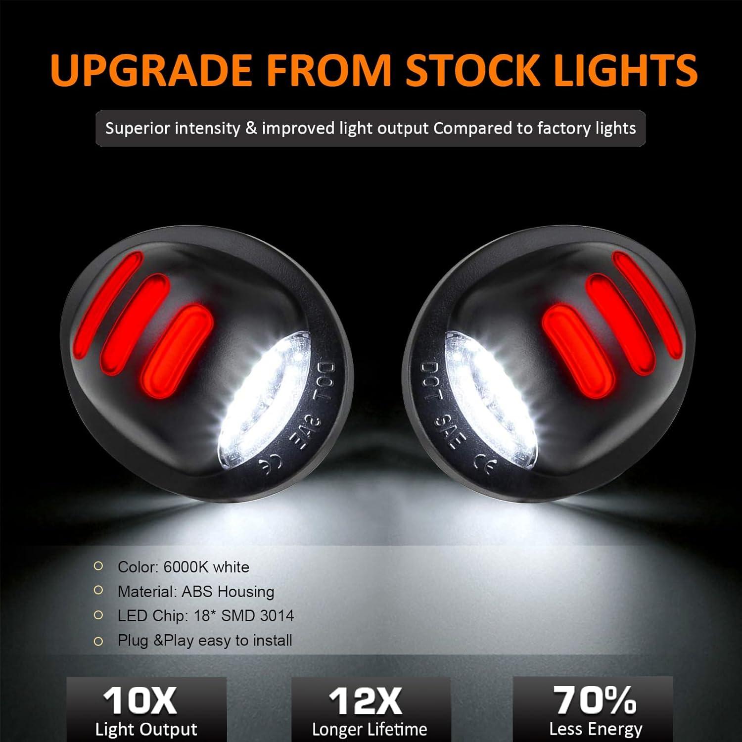 Luces de Matrícula LED Bestview para Ford y Lincoln - 2 PCS