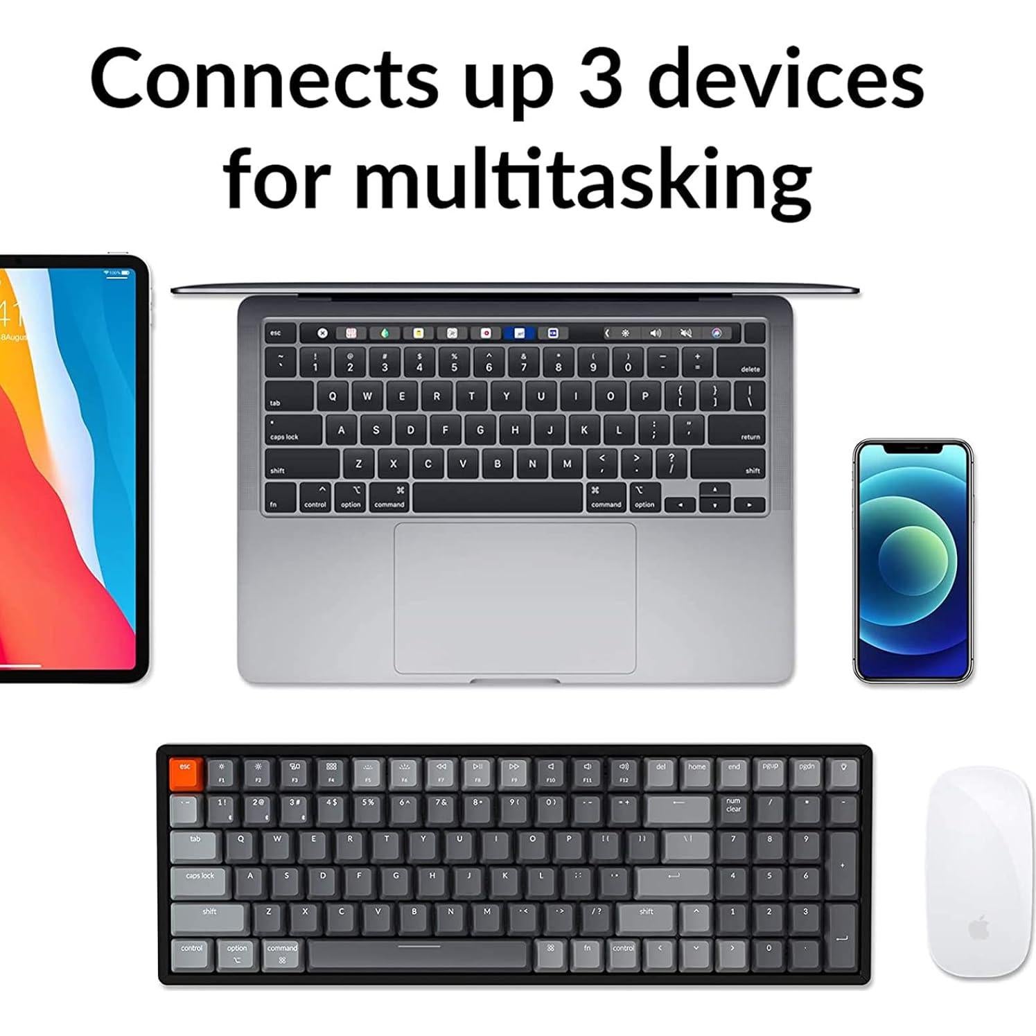 Teclado Mecánico Inalámbrico Keychron K4 - 100 Teclas RGB