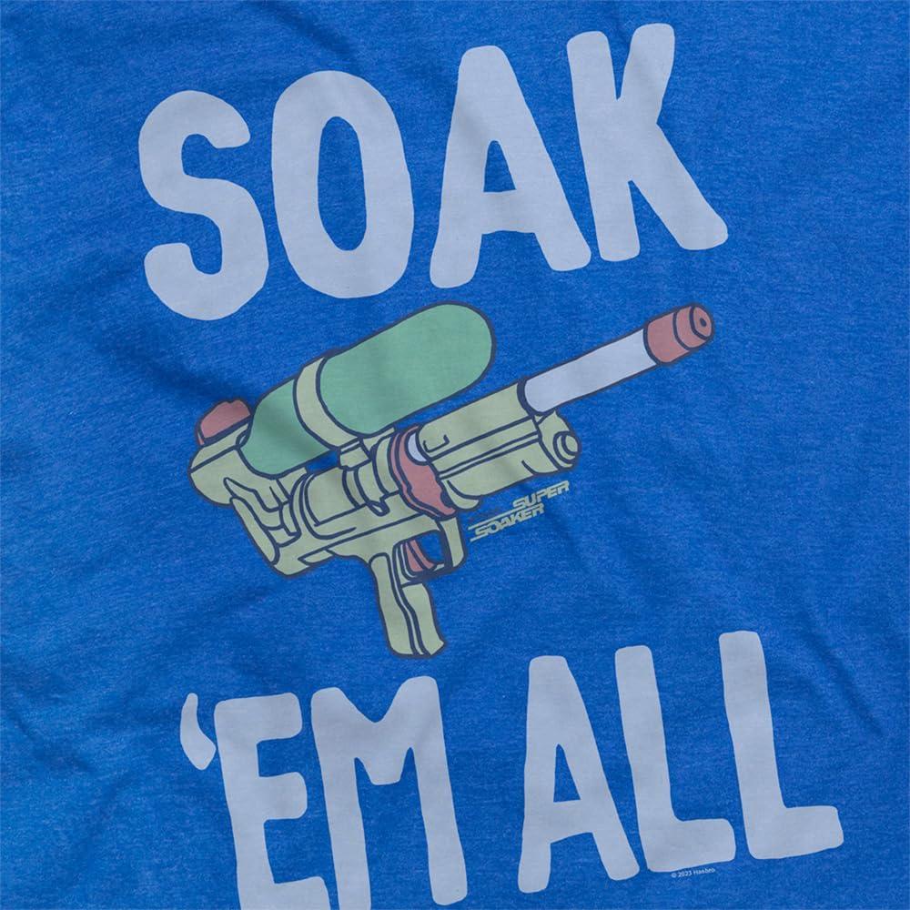 Camiseta Clásica Unisex Popfunk Algodón Azul Mediano