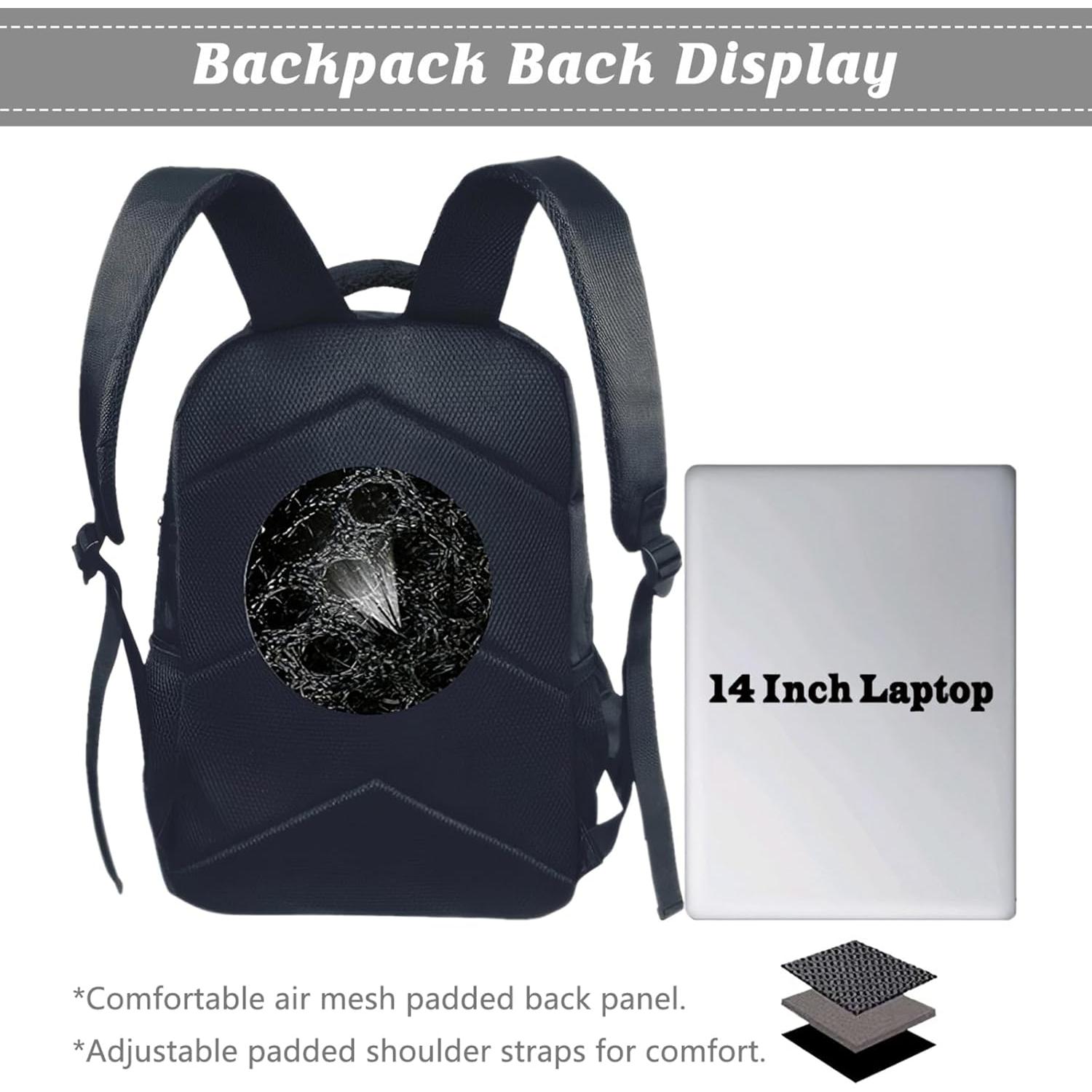 Mochila Lureix 16" para Niños con Bolsa de Almuerzo y Estuche