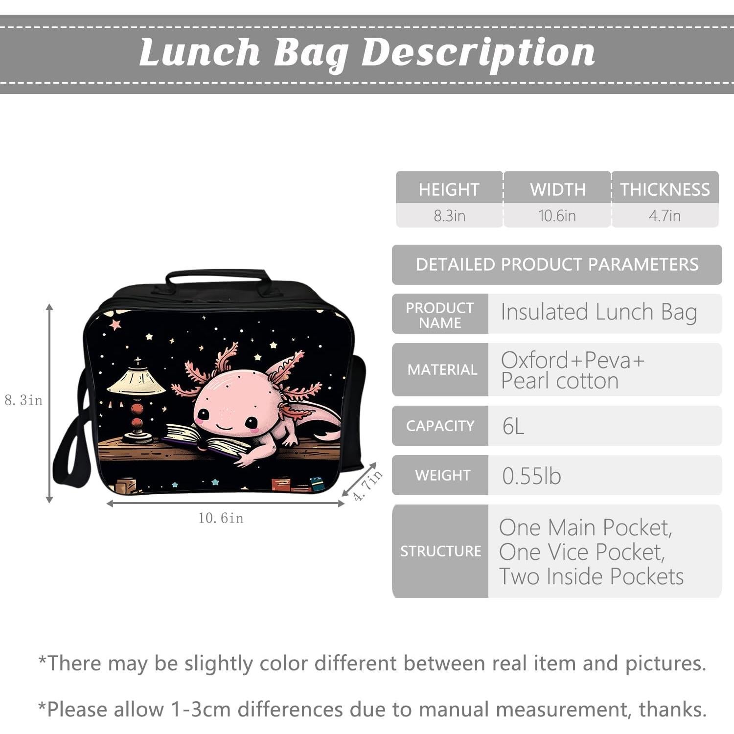 Mochila Lureix 16" para Niños con Bolsa de Almuerzo y Estuche