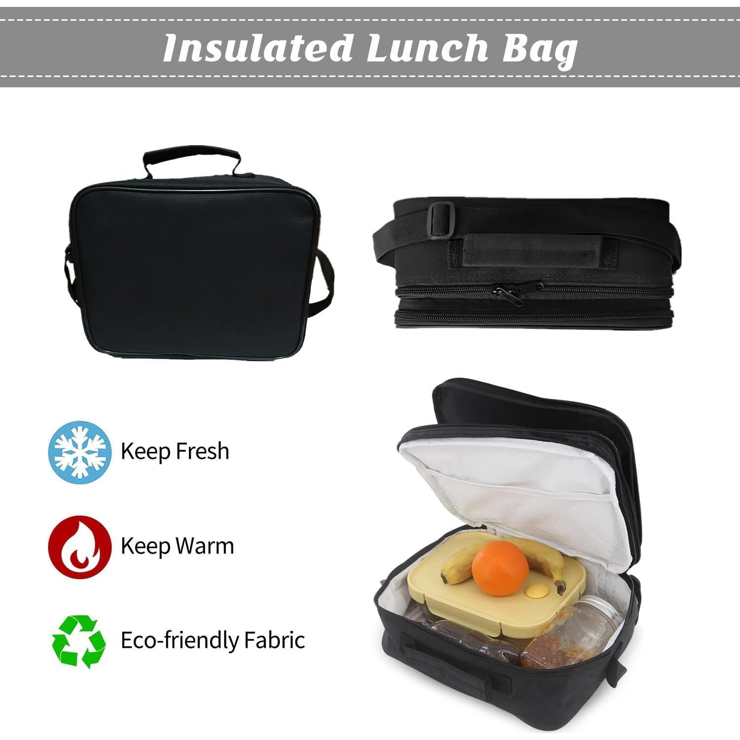 Mochila Lureix 16" para Niños con Bolsa de Almuerzo y Estuche