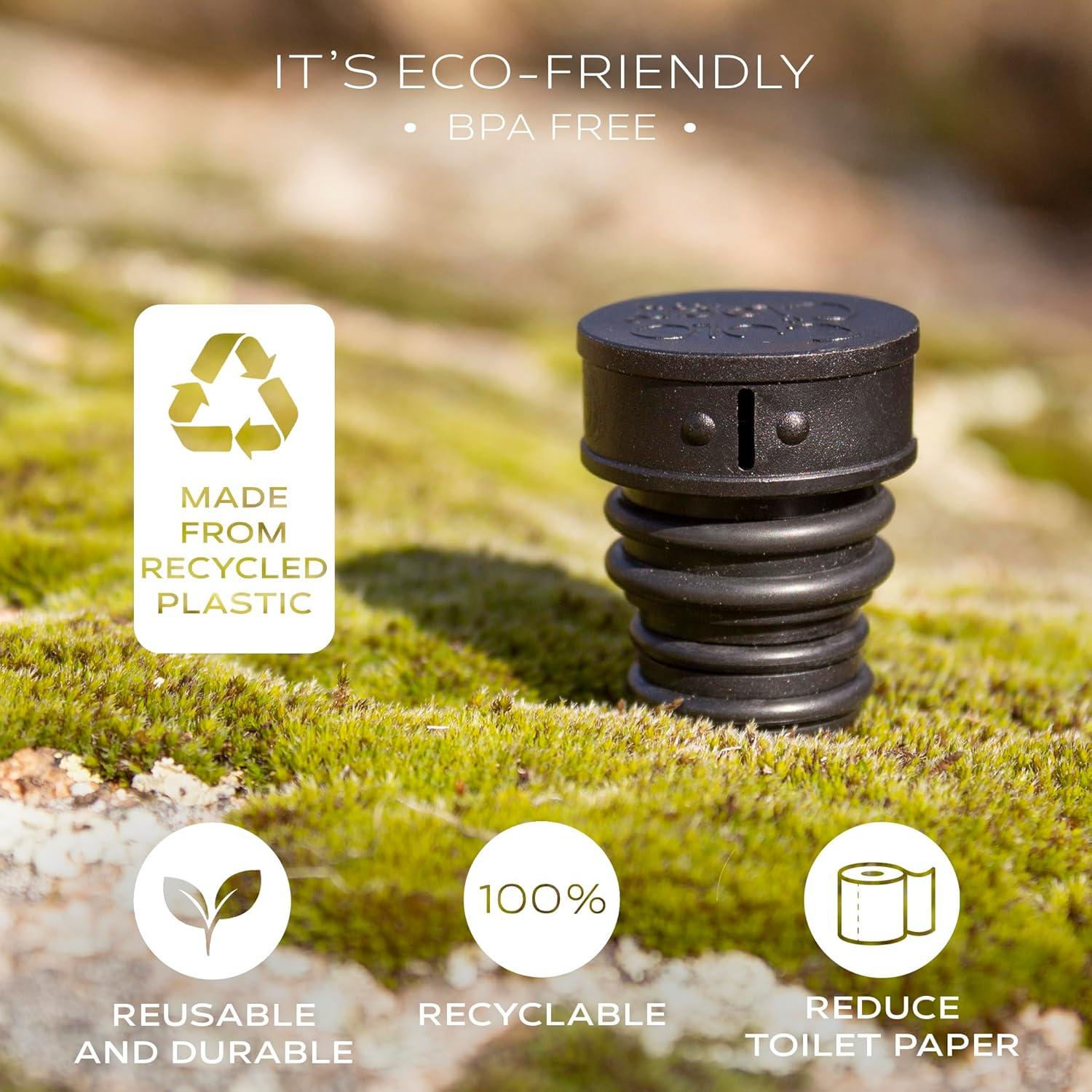 Bidet Portátil CuloClean Negro - Ultraligero y Ecológico