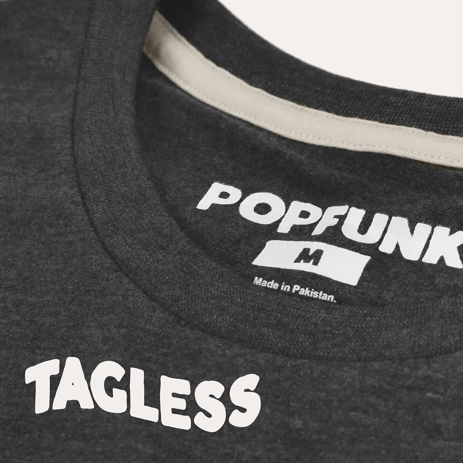 Camiseta Clásica Unisex Popfunk Algodón X-Large Negra