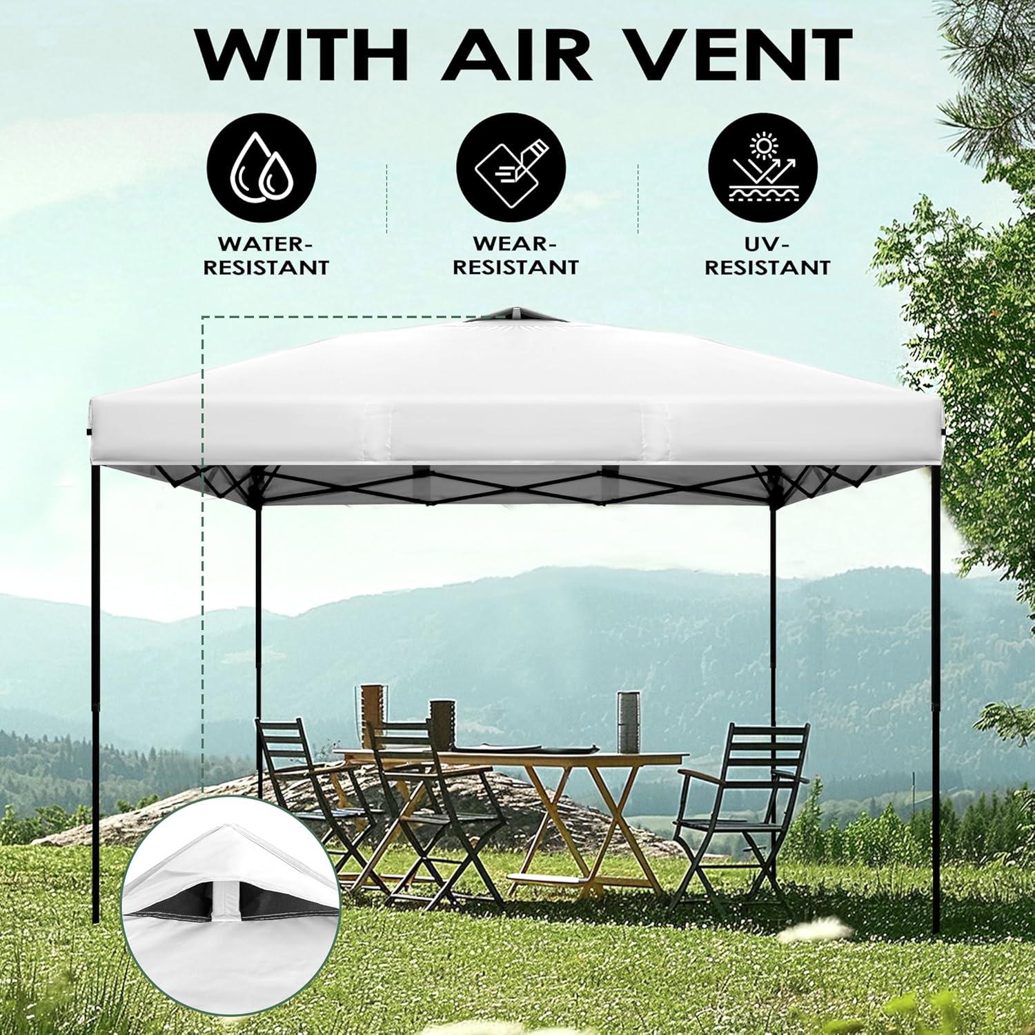 Cubierta Superior de Reemplazo Rinling 10x10 Carpa Blanca