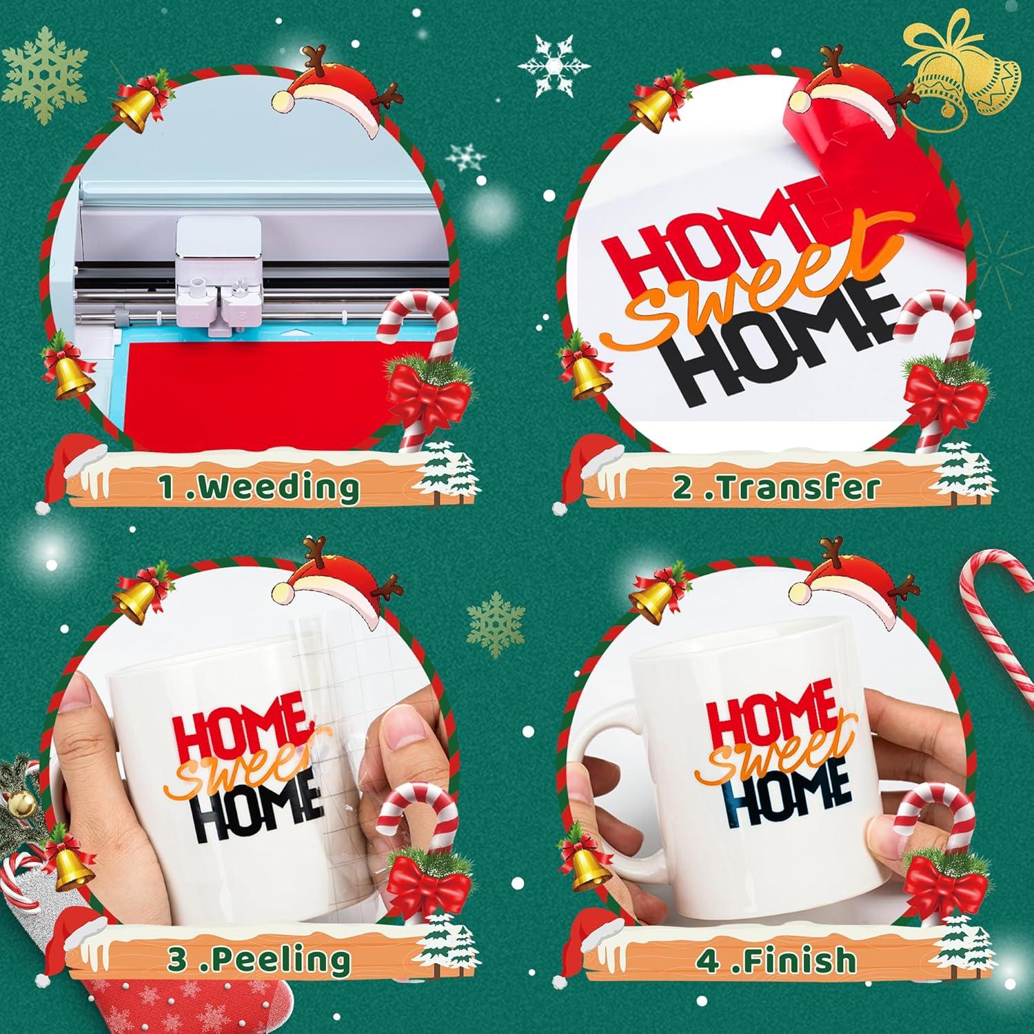 Vinilo Adhesivo Permanente Negro Hisiu 30.48cm x 1.83m para DIY