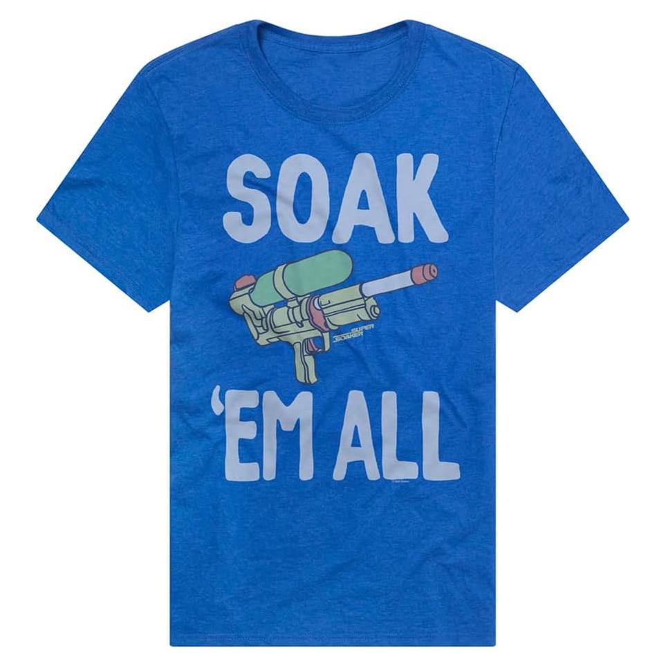 Camiseta Clásica Unisex Popfunk Algodón X-Large Azul