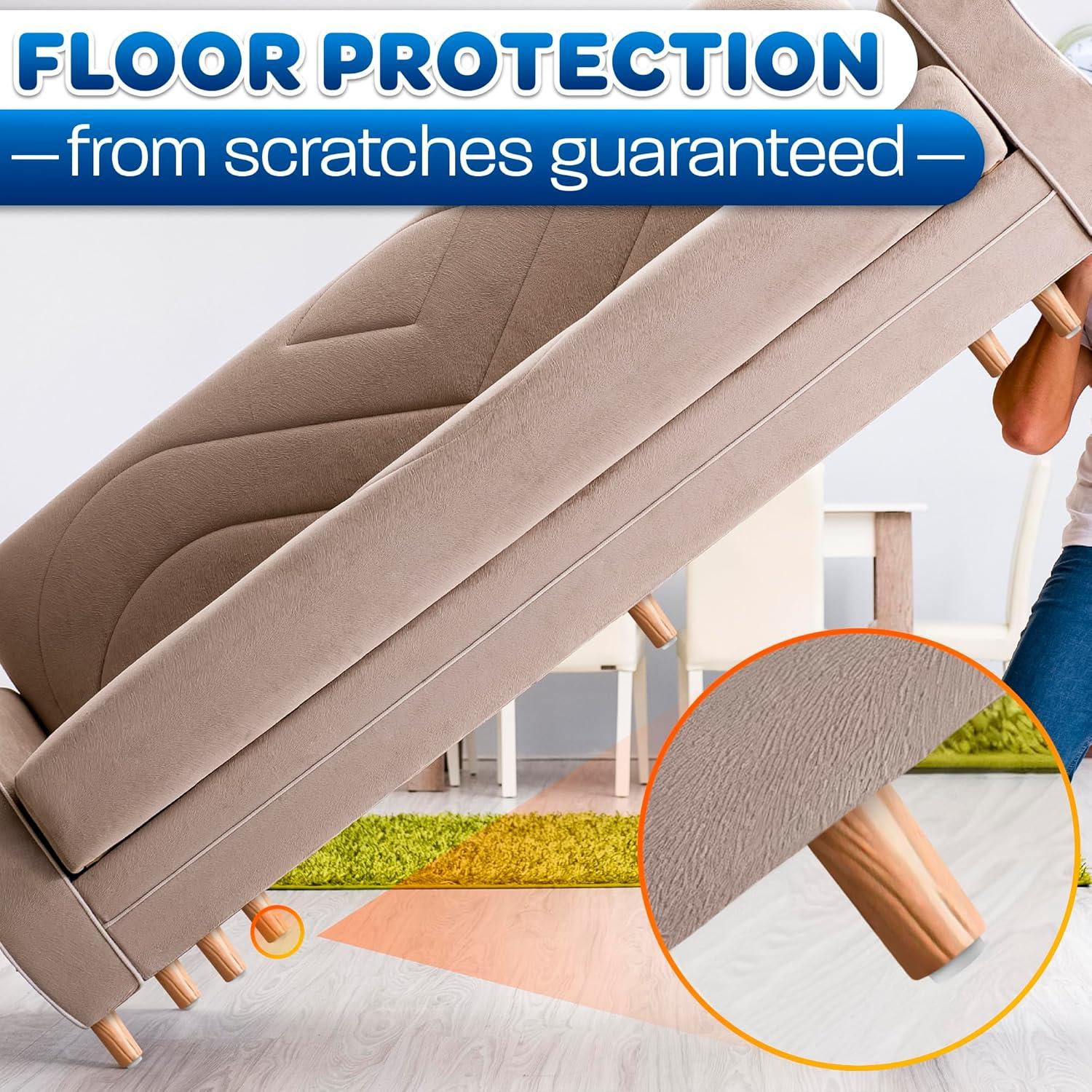 100 Deslizadores de Muebles The Little Green Change 2.03x1.78cm