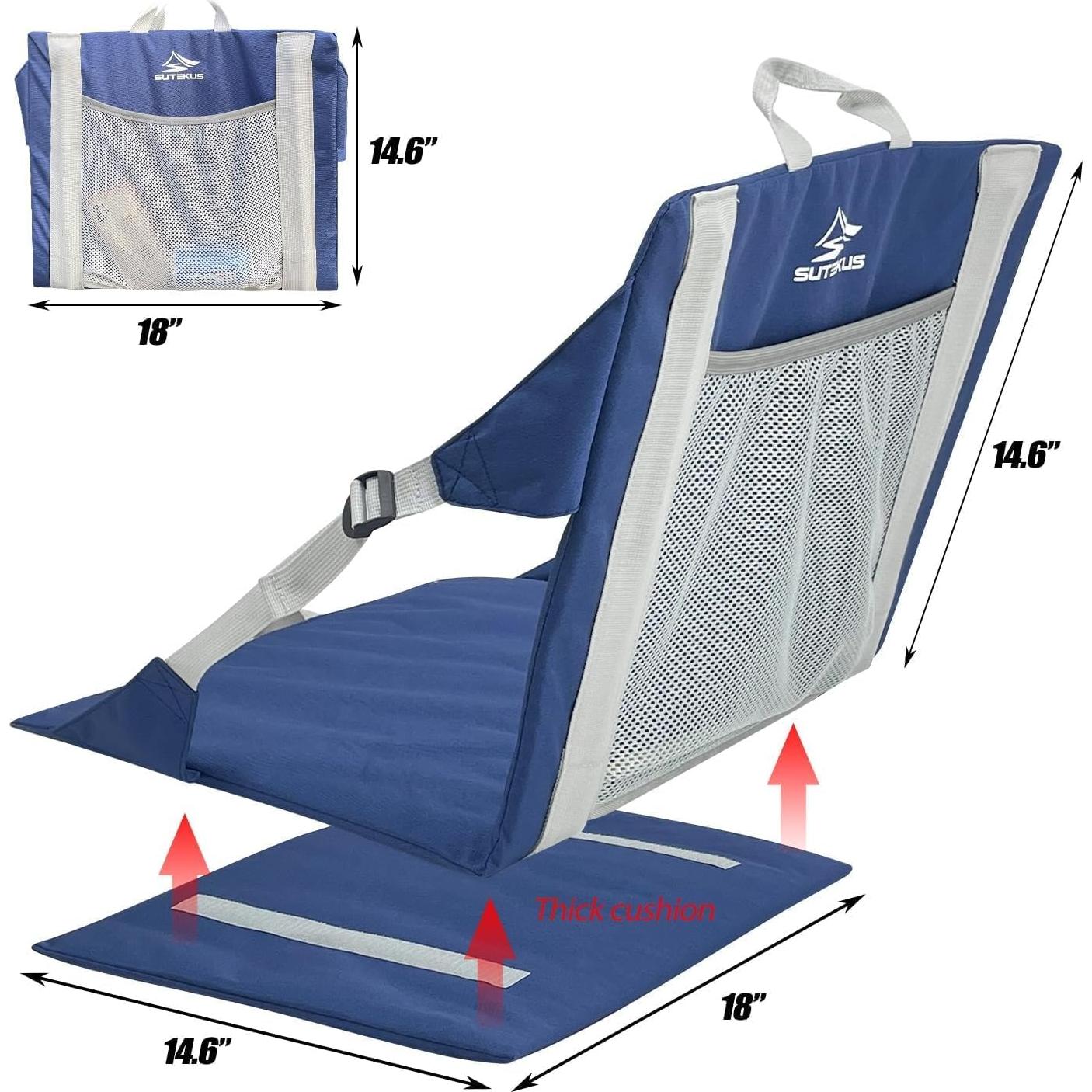 Cojín de Asiento Impermeable Sutekus Grande para Estadio