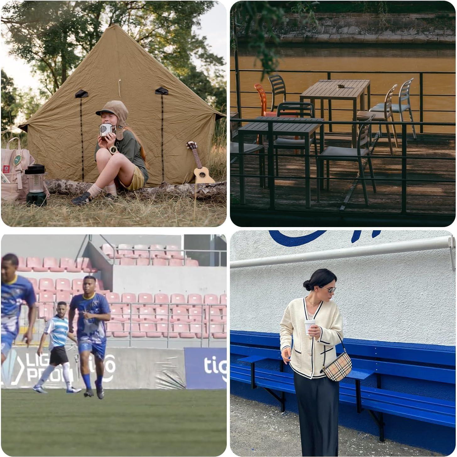 Cojín de Asiento Impermeable Sutekus Grande para Estadio