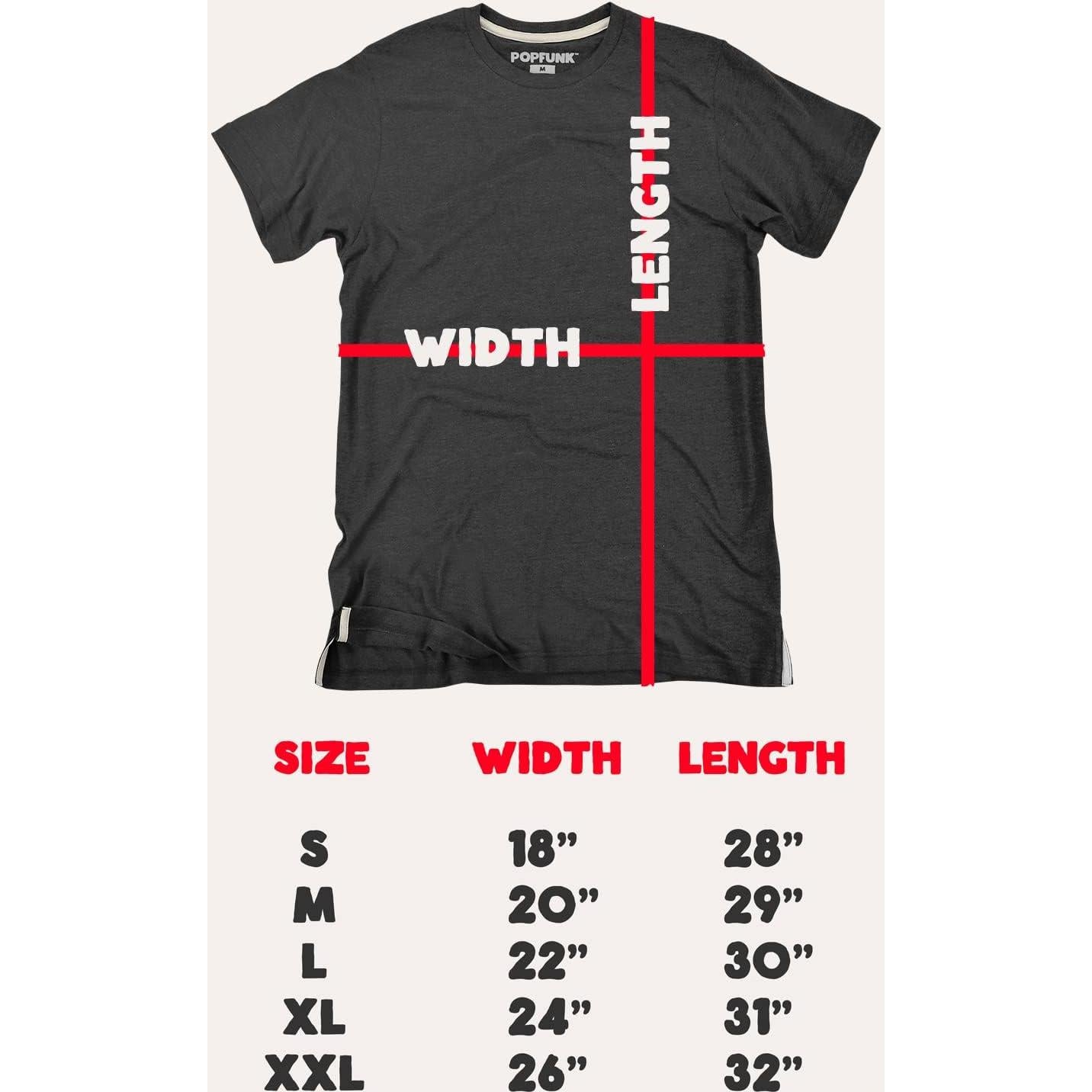 Camiseta Clásica Unisex Popfunk Algodón Negro Mediano