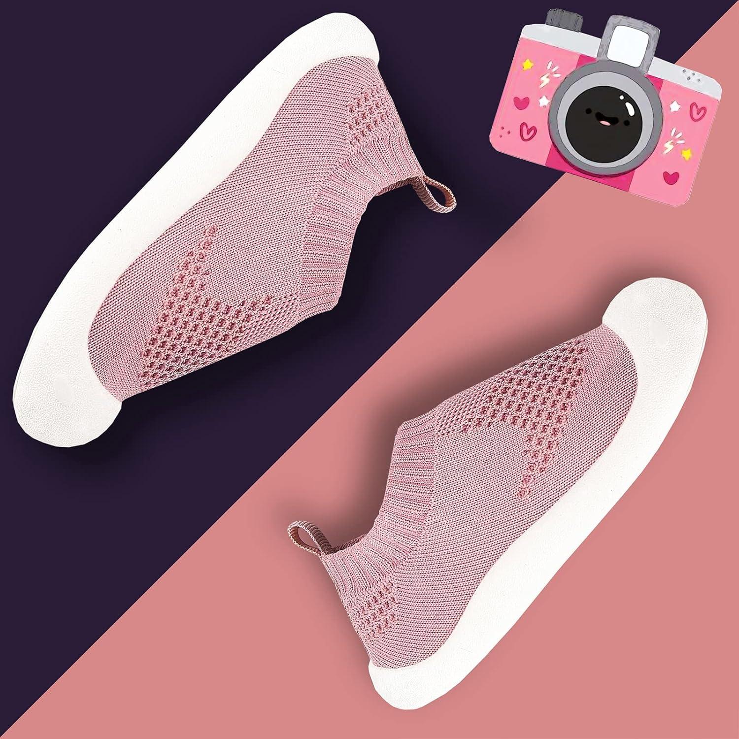 Zapatillas para Niños Pequeños Antideslizantes Rosa 3