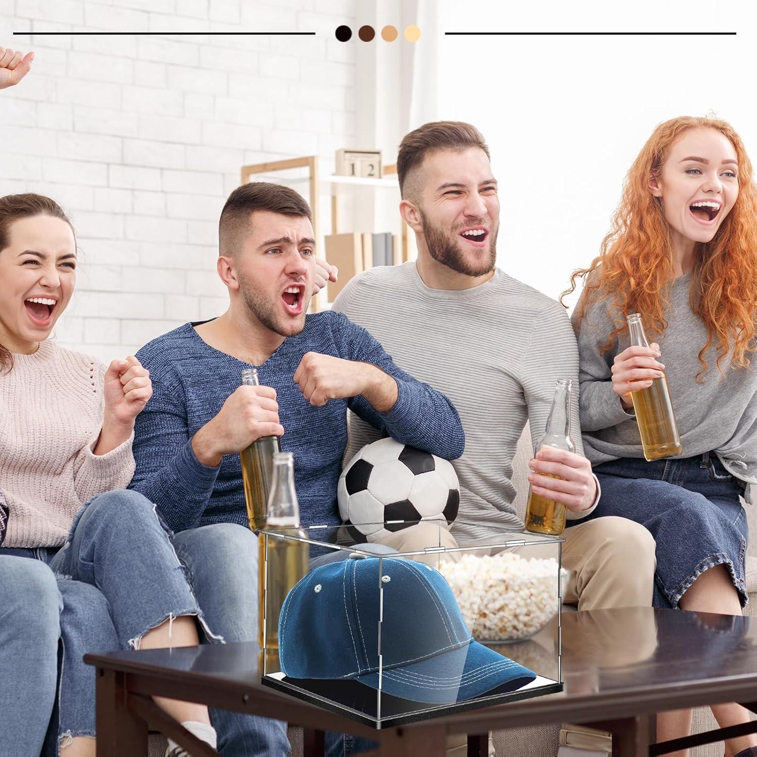 Estuche de exhibición para sombreros Barydat Acrílico 24.4x23.6 cm