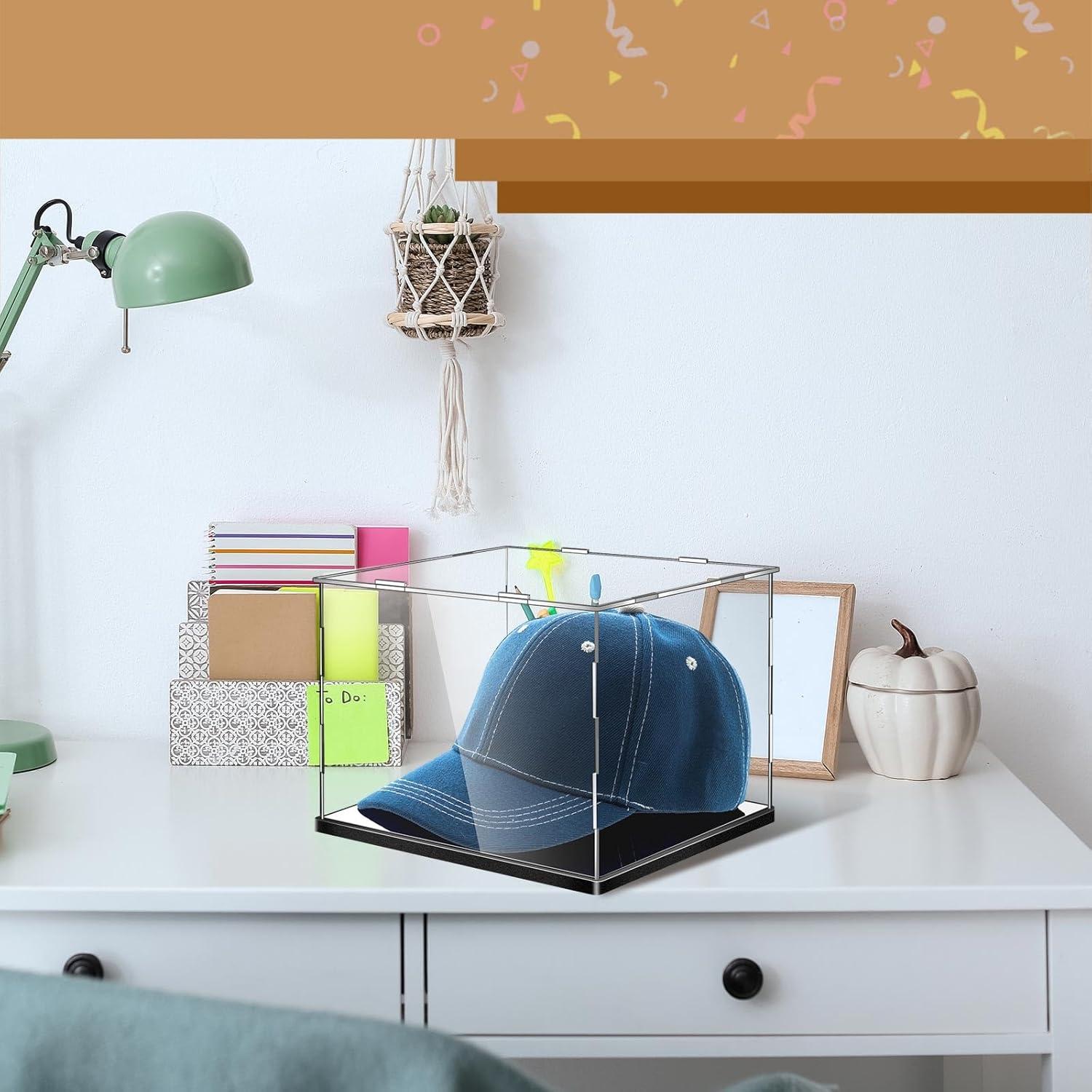 Estuche de exhibición para sombreros Barydat Acrílico 24.4x23.6 cm