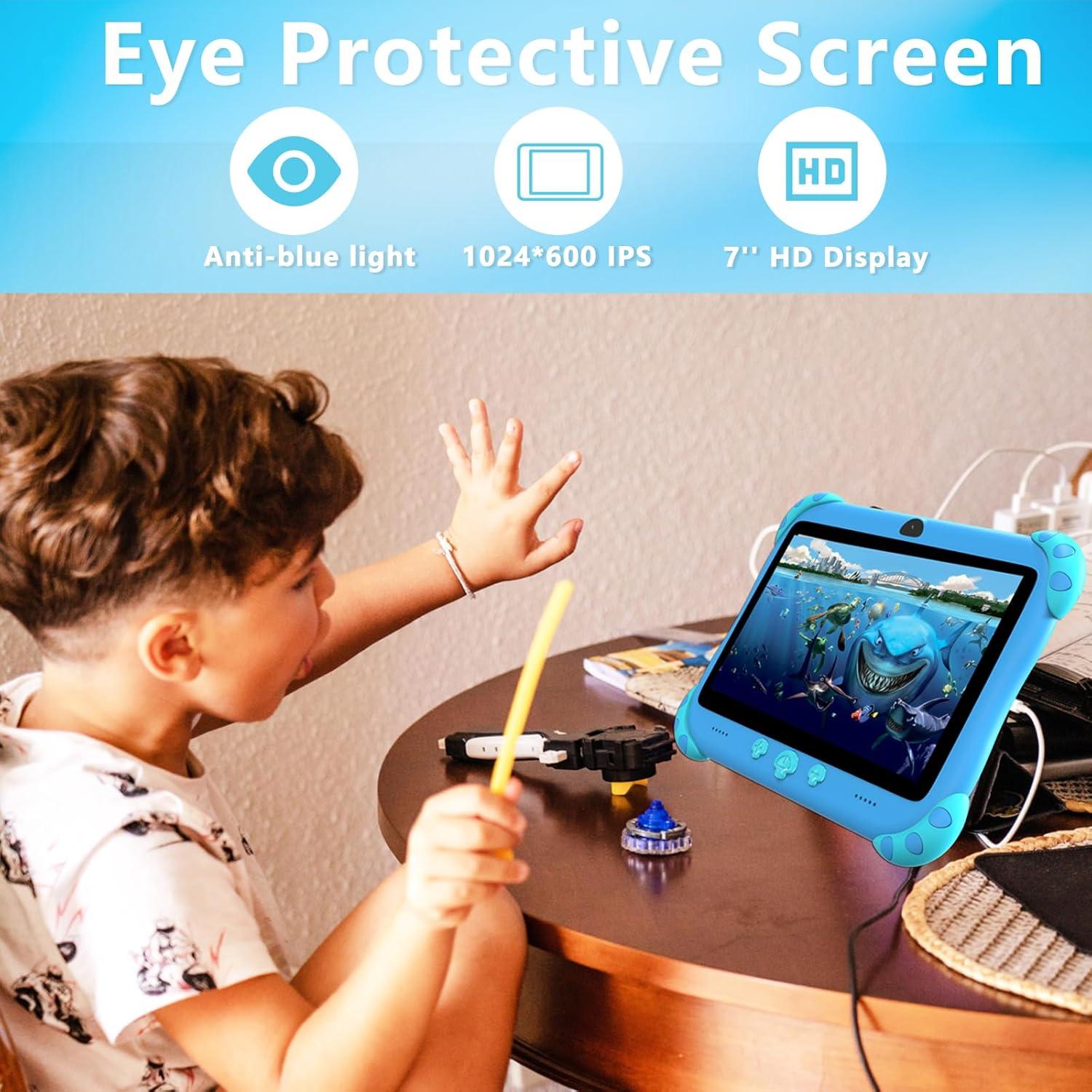 Tableta para Niños YINOCHE 7" Android 11, 32GB, Control Parental