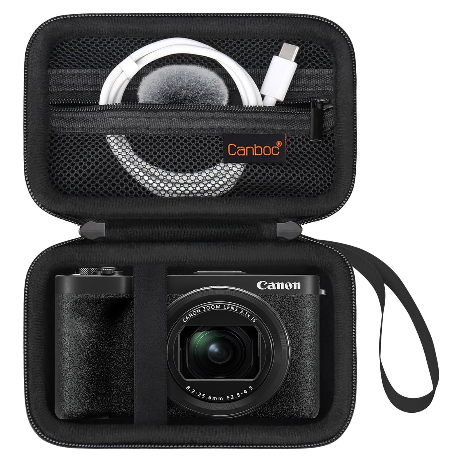 Funda Canboc para Cámara Digital Canon PowerShot V1 - Negra