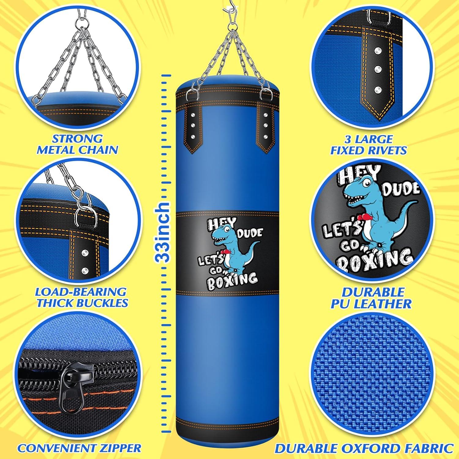 Saco de Boxeo YORWHIN 2.7ft con Guantes y Accesorios