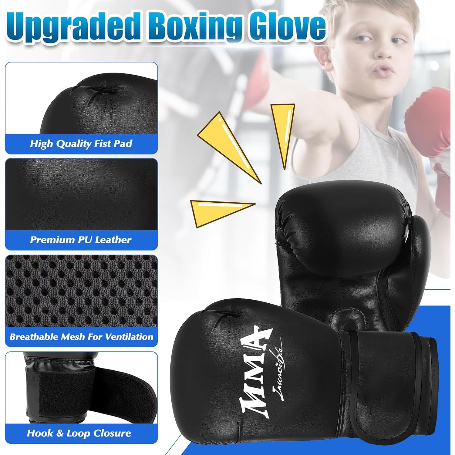 Saco de Boxeo YORWHIN 2.7ft con Guantes y Accesorios