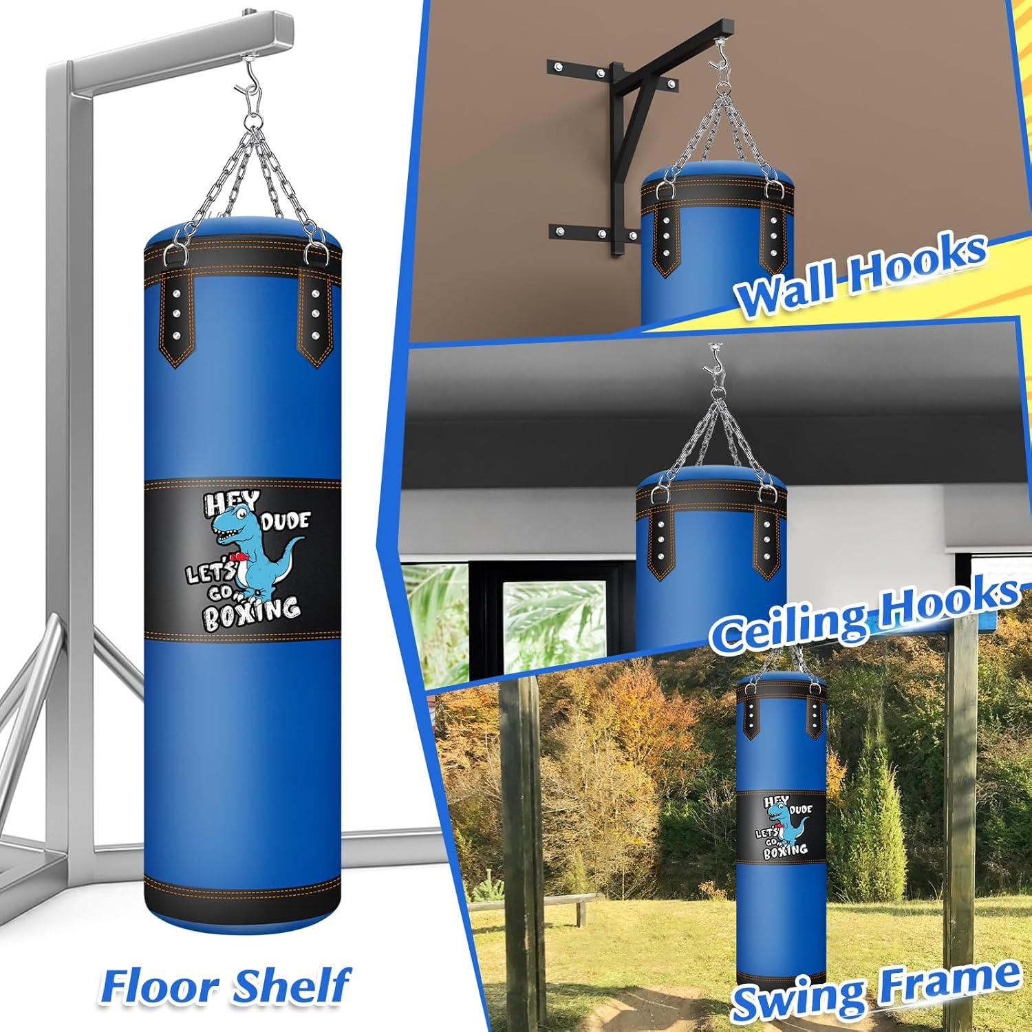 Saco de Boxeo YORWHIN 2.7ft con Guantes y Accesorios