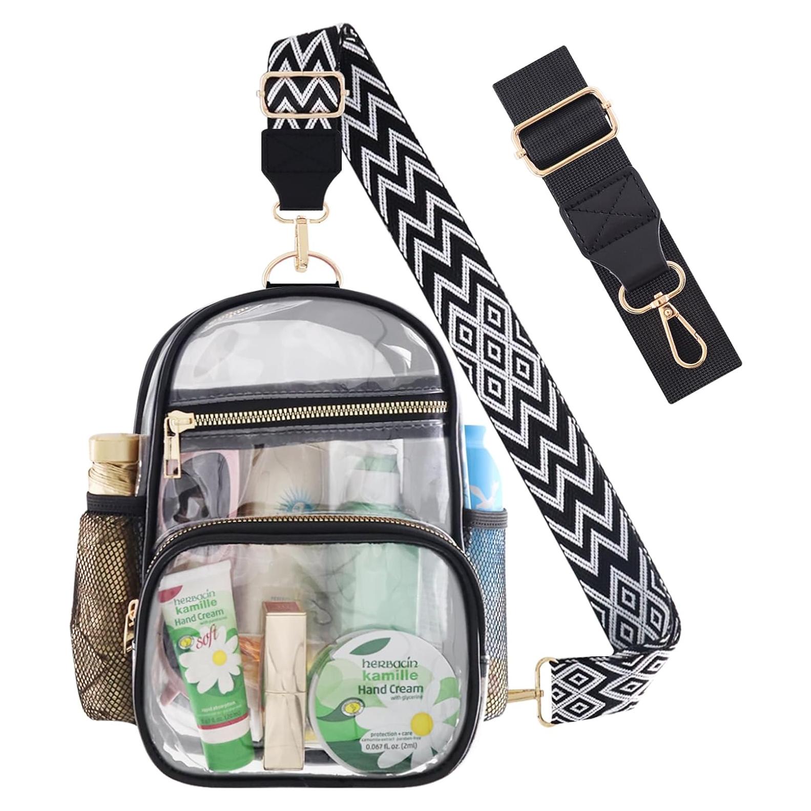 Bolsa Transparente MOVOYEE Aprobada para Eventos 10x5x3cm