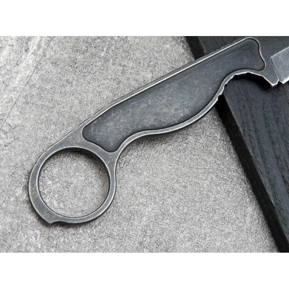 Cuchillo de Hoja Fija Canku C1101 D2 con Funda Kydex - 16.5 cm