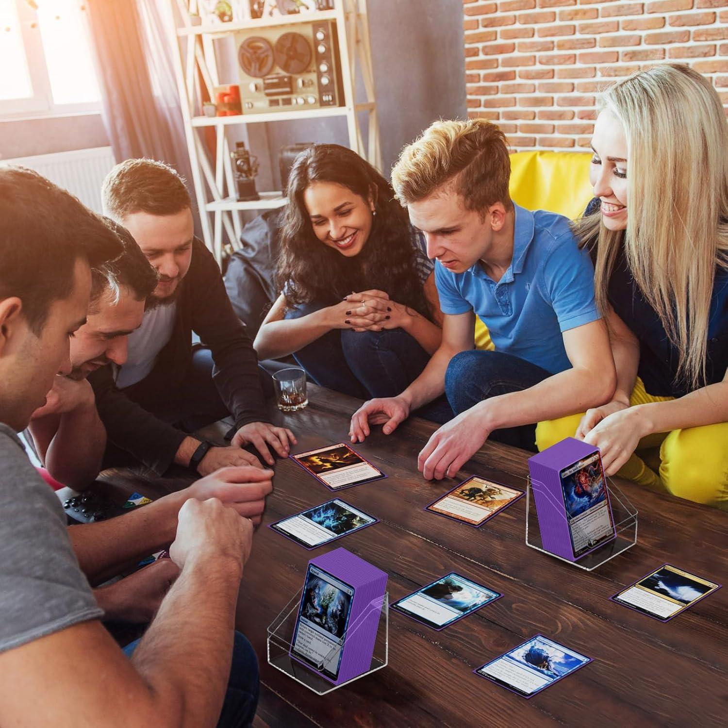Caja de Almacenamiento para Cartas YSCare 200 Fundas Púrpura