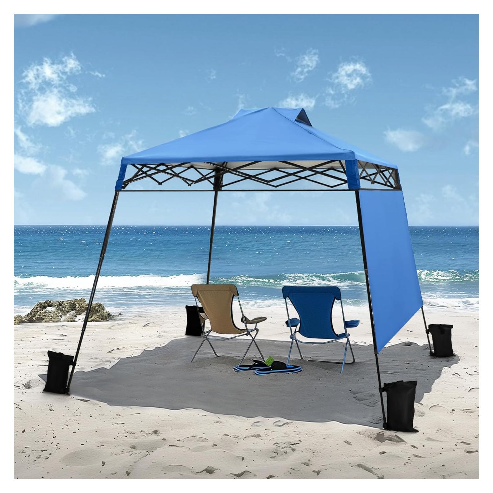 Toldo PHI VILLA 2.44m x 2.44m Azul Impermeable UV