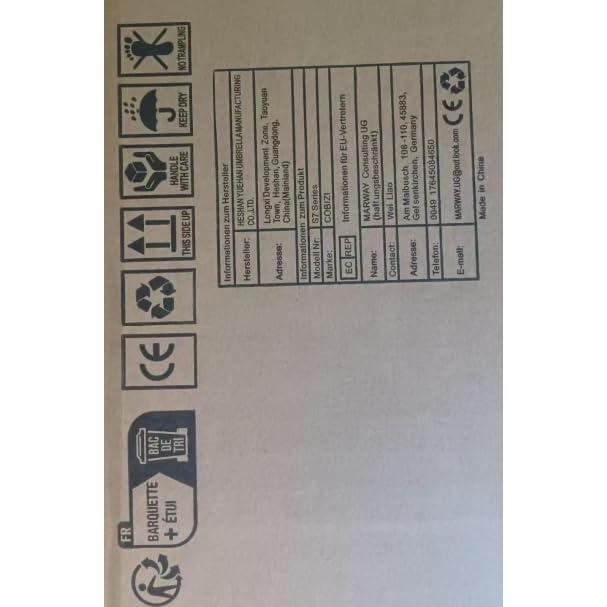 Carpa Plegable COBIZI 10x10m Resistente al Agua y Viento Azul