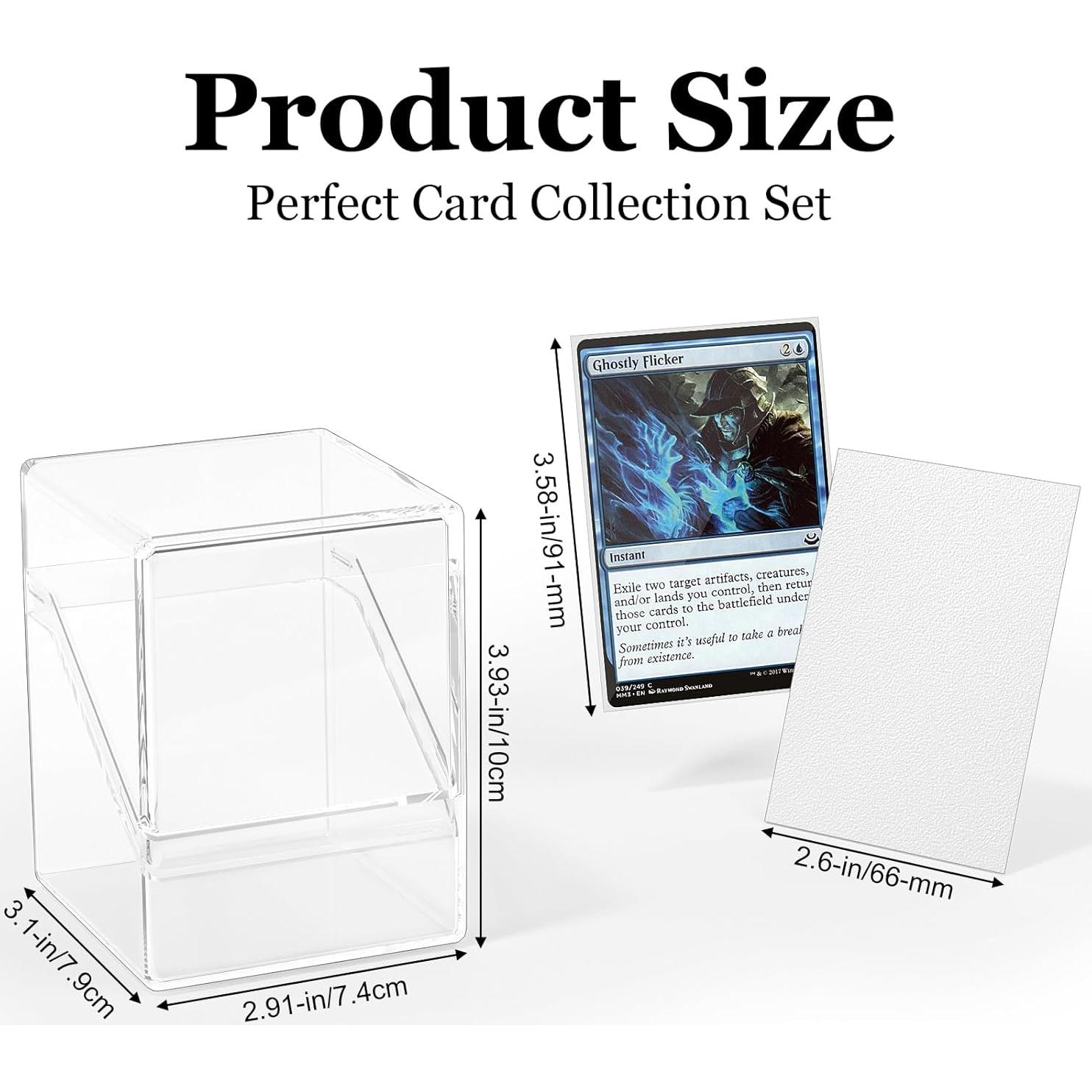 Caja de Almacenamiento para Cartas YSCare 200 Fundas Blanca