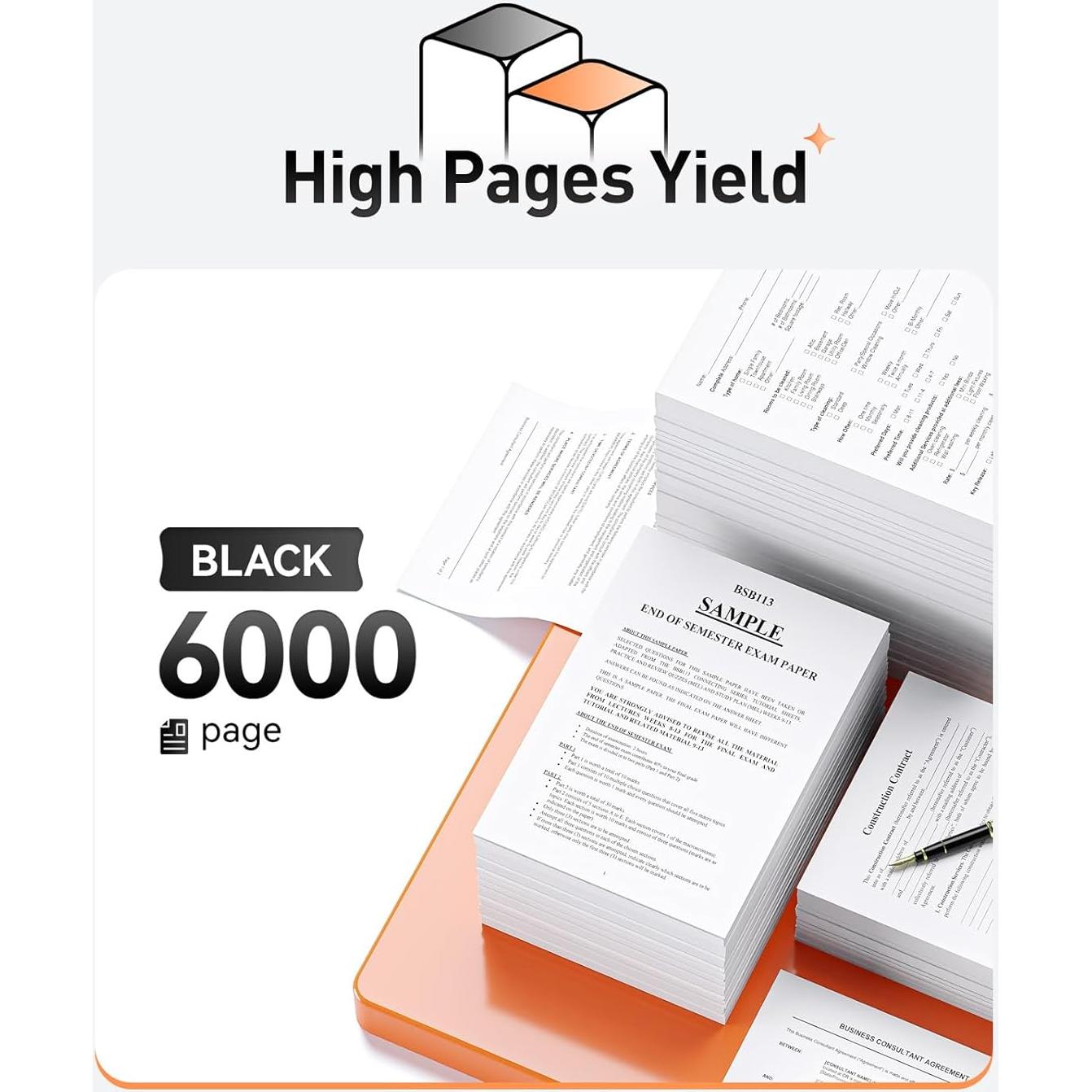 Cartucho de Tóner Compatible Zstint TN-460 Negro 1-Pack