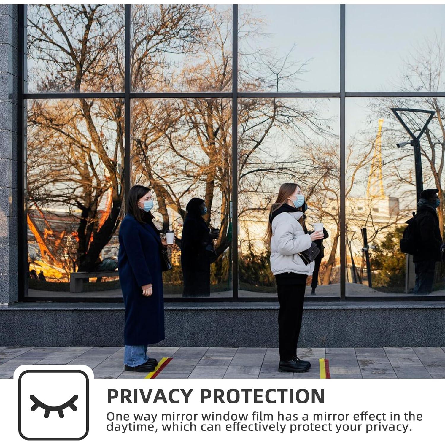 Película de Privacidad para Ventanas Sesybuty 44.5x198.1cm