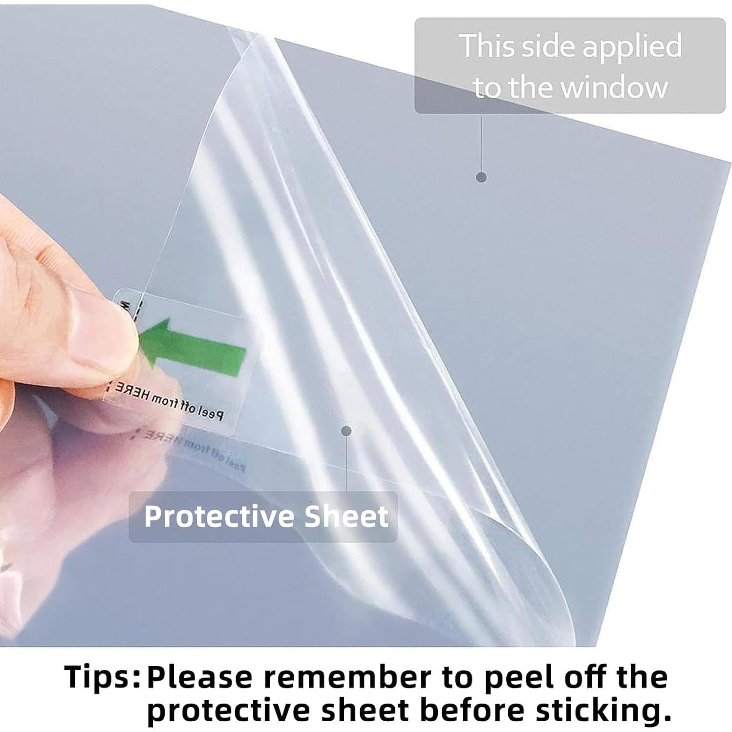 Película de Privacidad para Ventanas Sesybuty 44.5x198.1cm